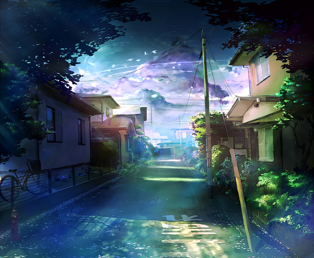 Anime Road Wallpapers