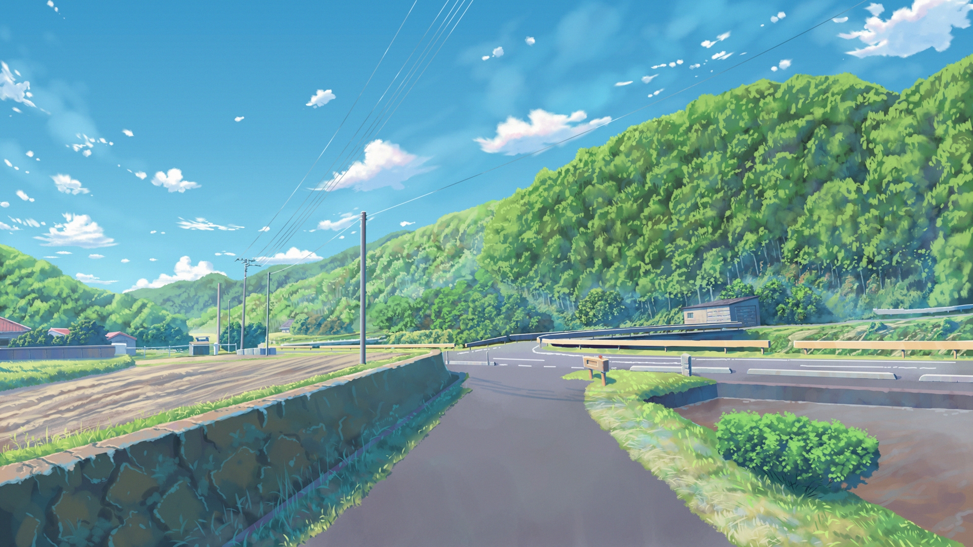 Anime Road Wallpapers