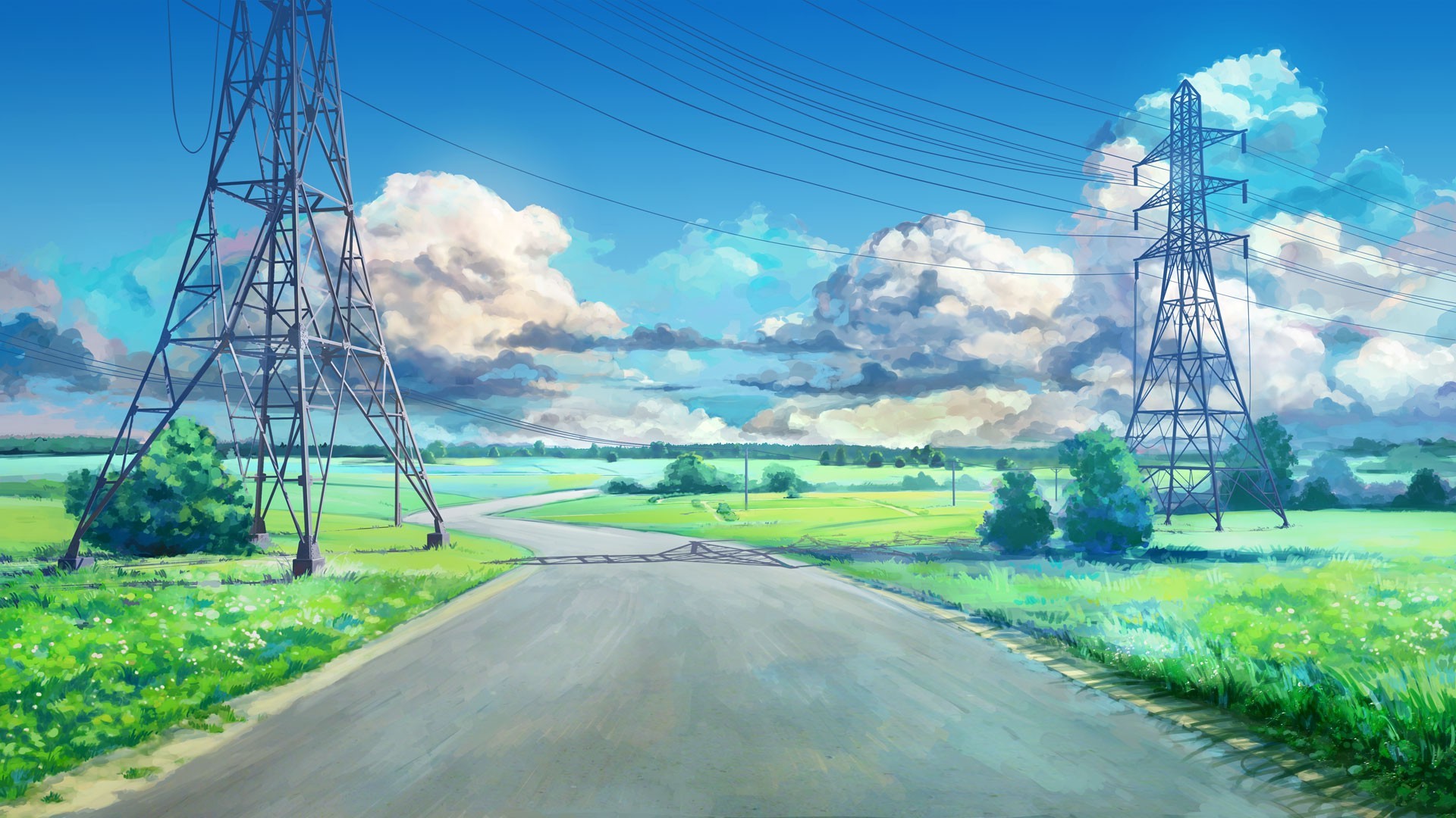 Anime Road Wallpapers