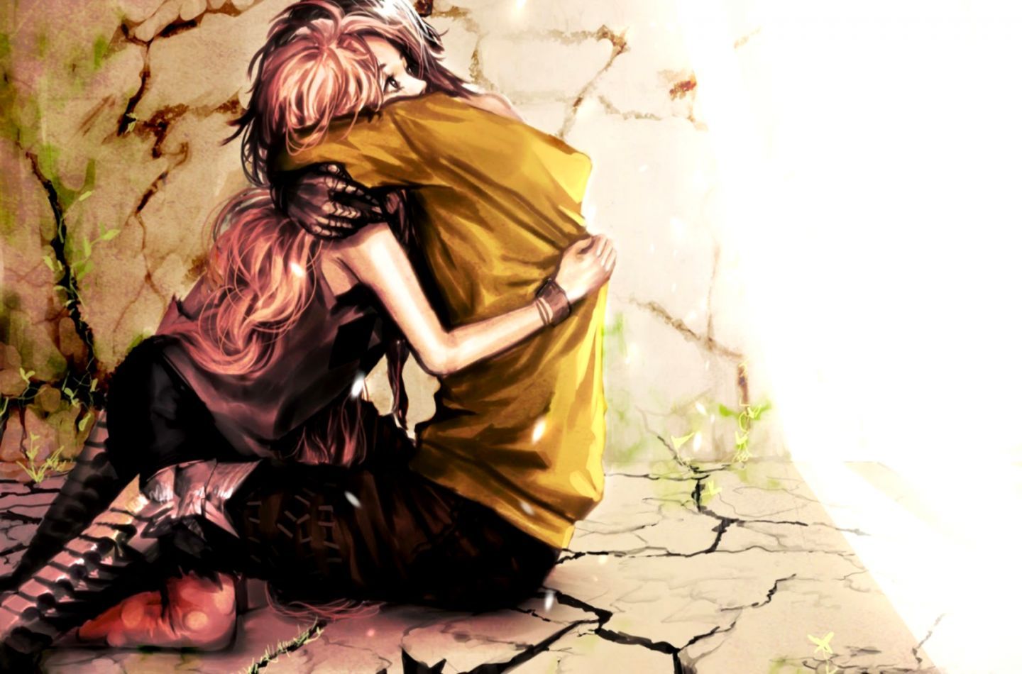 Anime Sad Cool Fan Art Boys And Girls Wallpapers