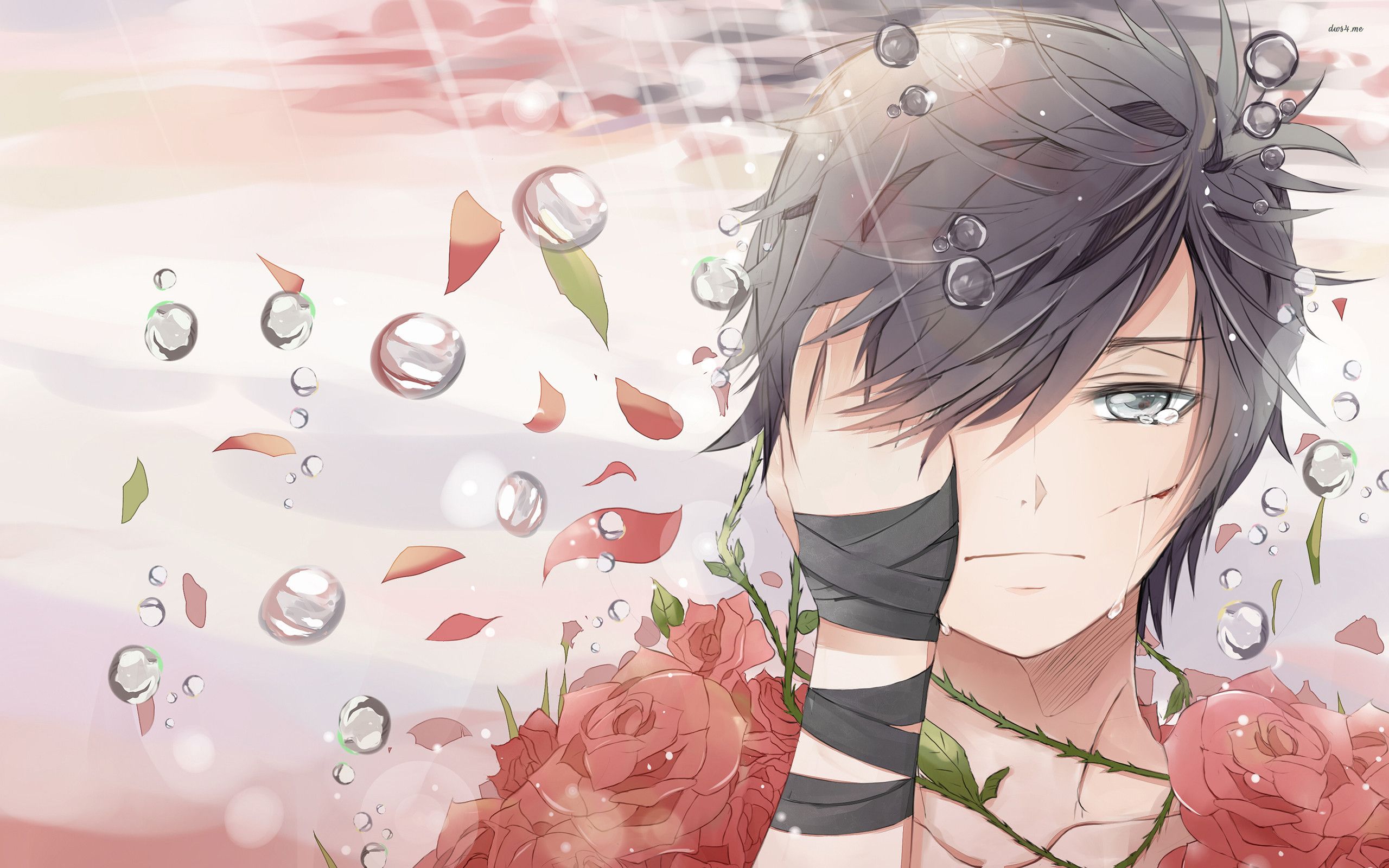 Anime Sad Cool Fan Art Boys And Girls Wallpapers