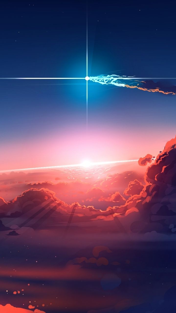 Anime Sky Iphone Wallpapers