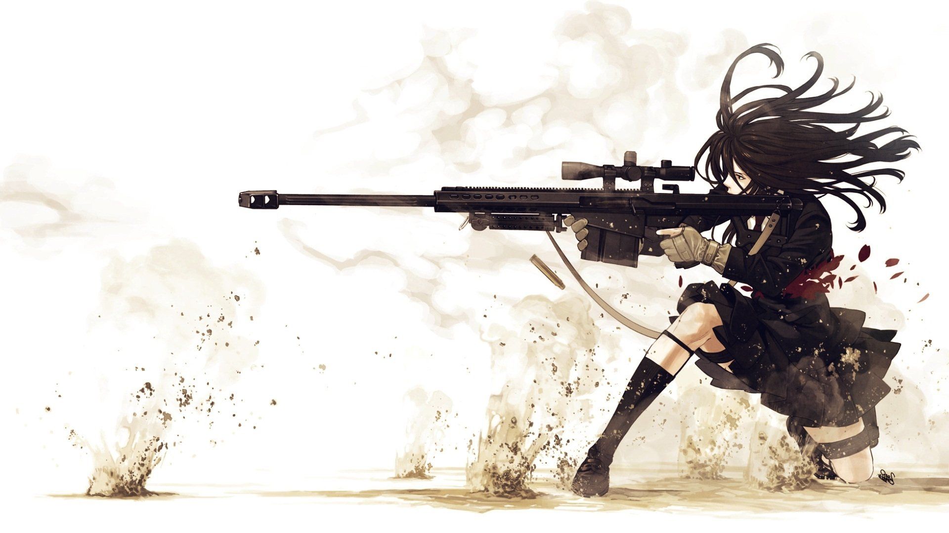 Anime Sniper Girl Wallpapers