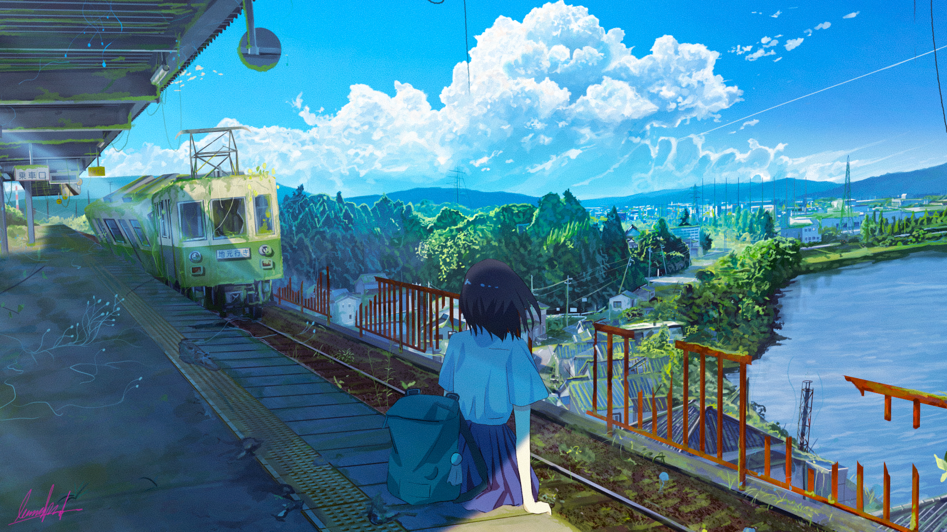 Anime Train Wallpapers