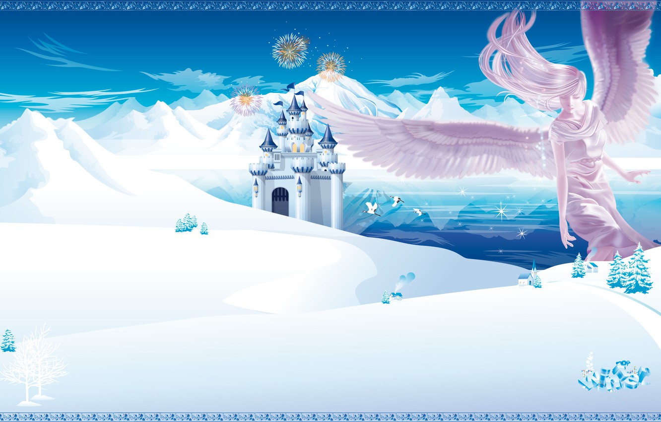 Anime Winter Mountain Wallpapers