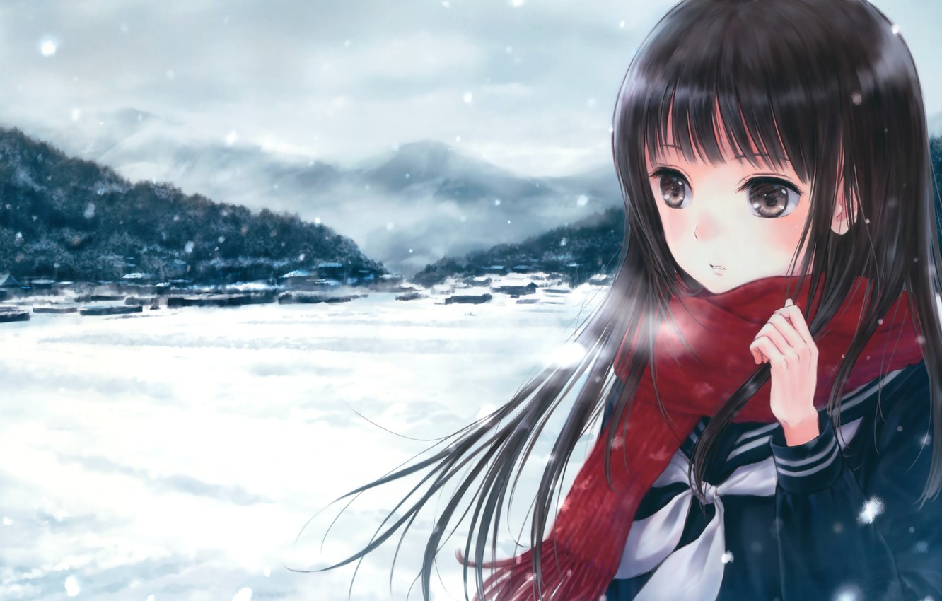 Anime Winter Mountain Wallpapers