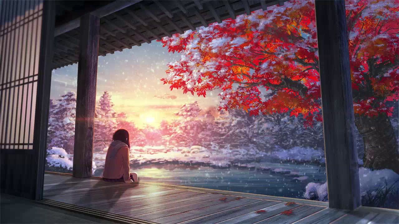 Anime Winter Scenery Wallpapers