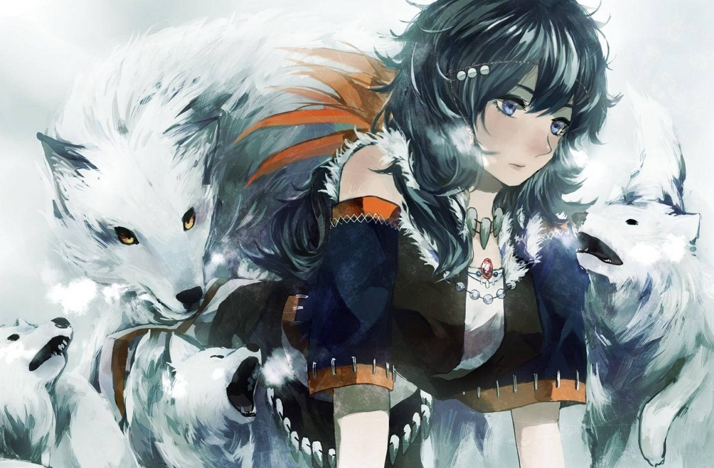 Anime Wolf Girl Wallpapers