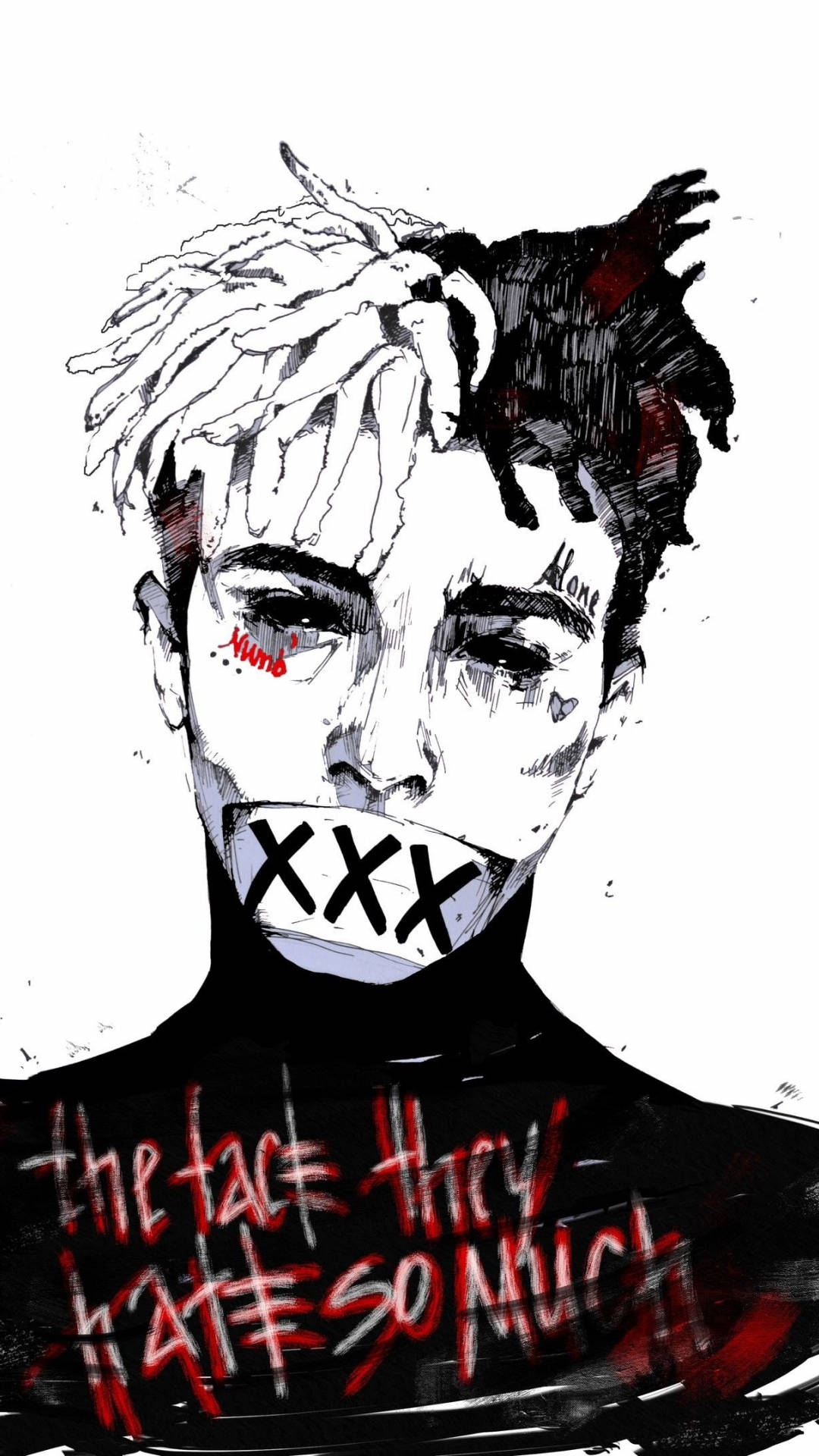 Anime Xxxtentacion Drawing Wallpapers