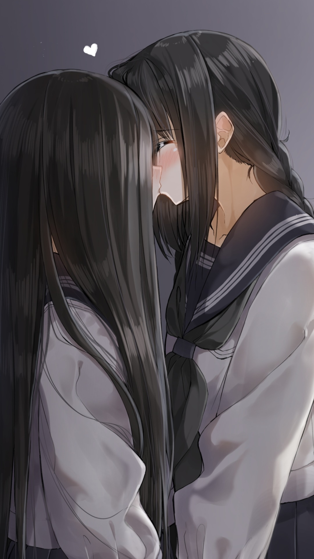 Anime Yuri Kiss Wallpapers
