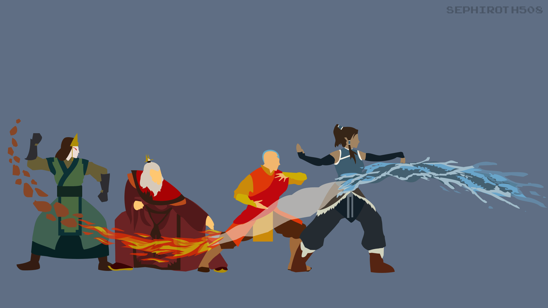 Avatar The Last Airbender Minimalist Wallpapers