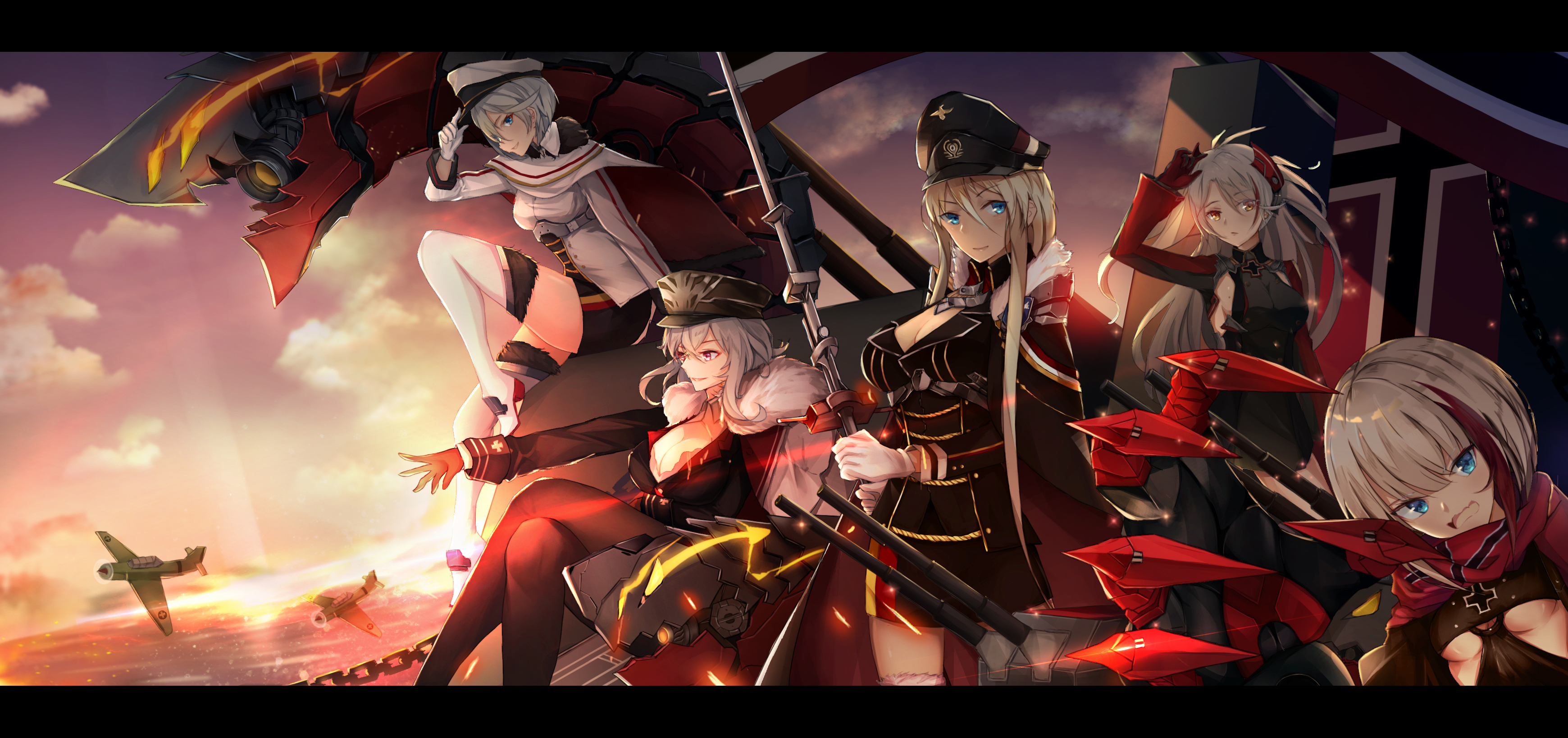 Bismarck And Tirpitz Azur Lane Wallpapers