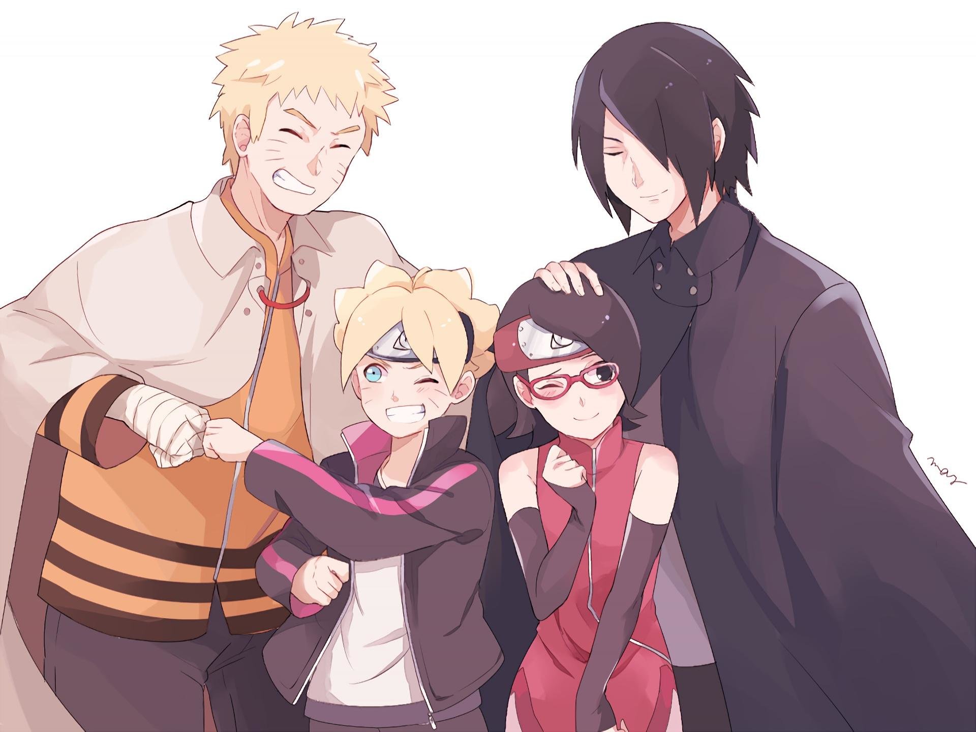 Boruto Uzumaki And Sarada Uchiha Wallpapers