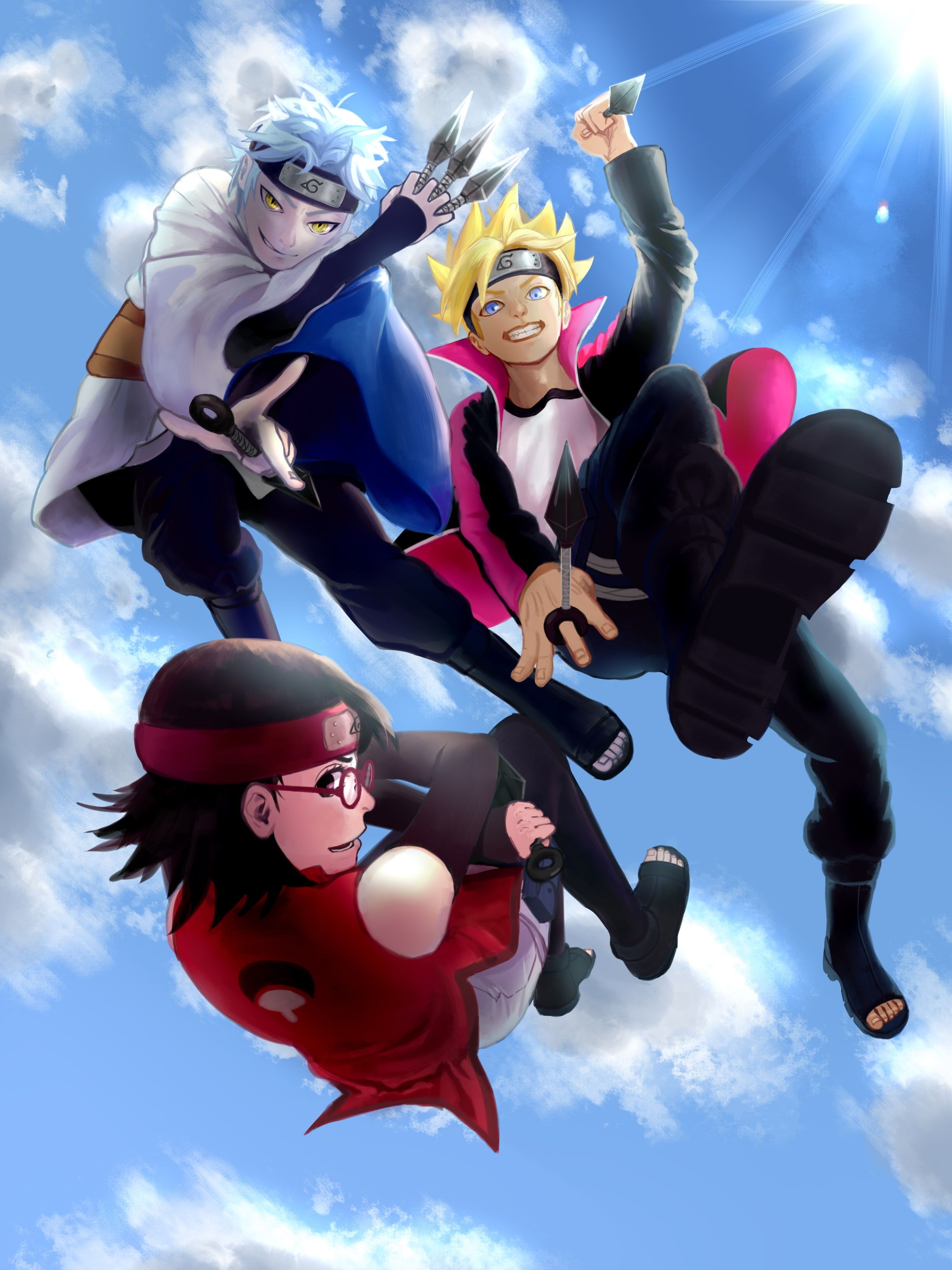 Boruto, Mitsuki And Sarada Boruto Wallpapers