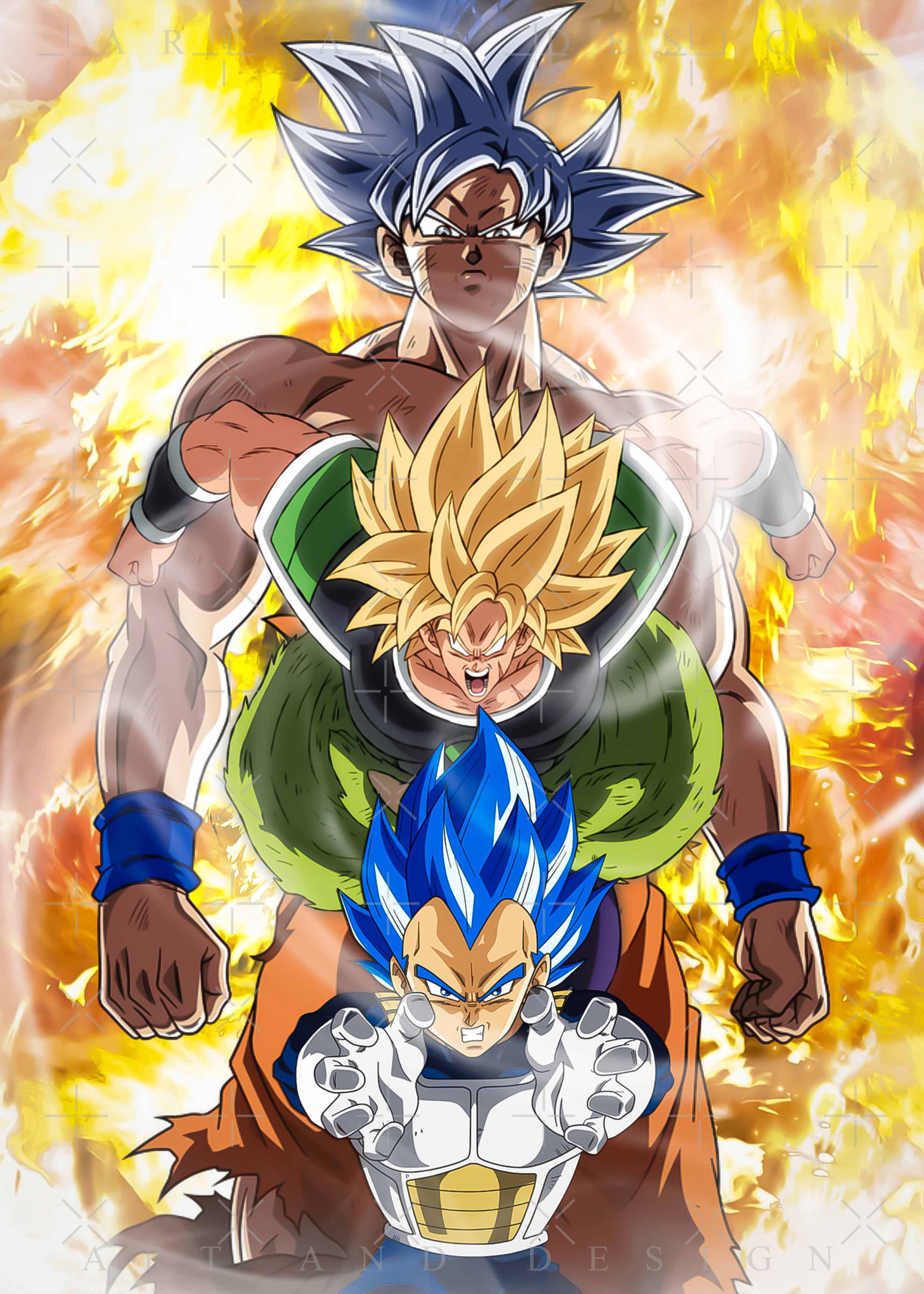 Broly Goku And Vegeta Wallpapers