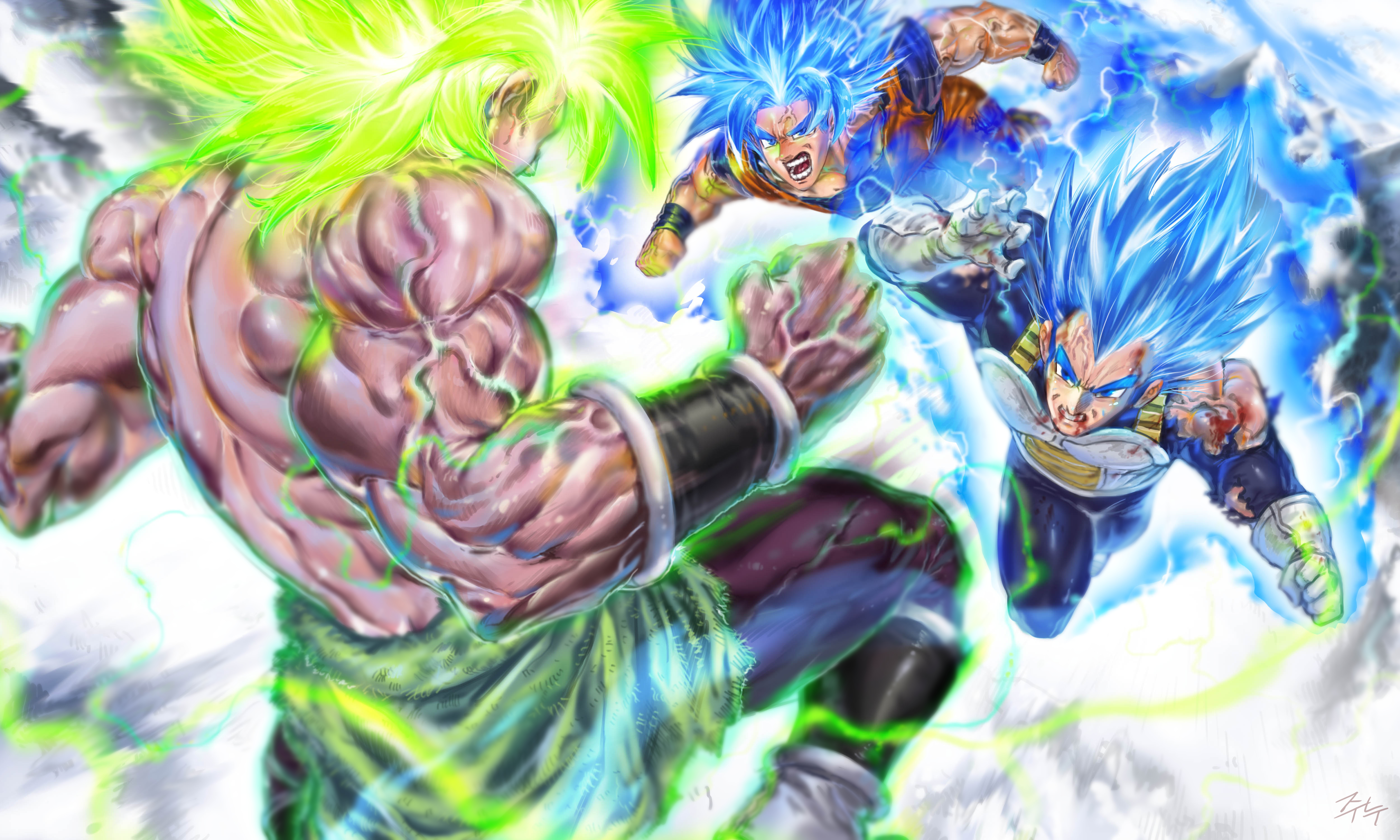 Broly Goku And Vegeta Wallpapers