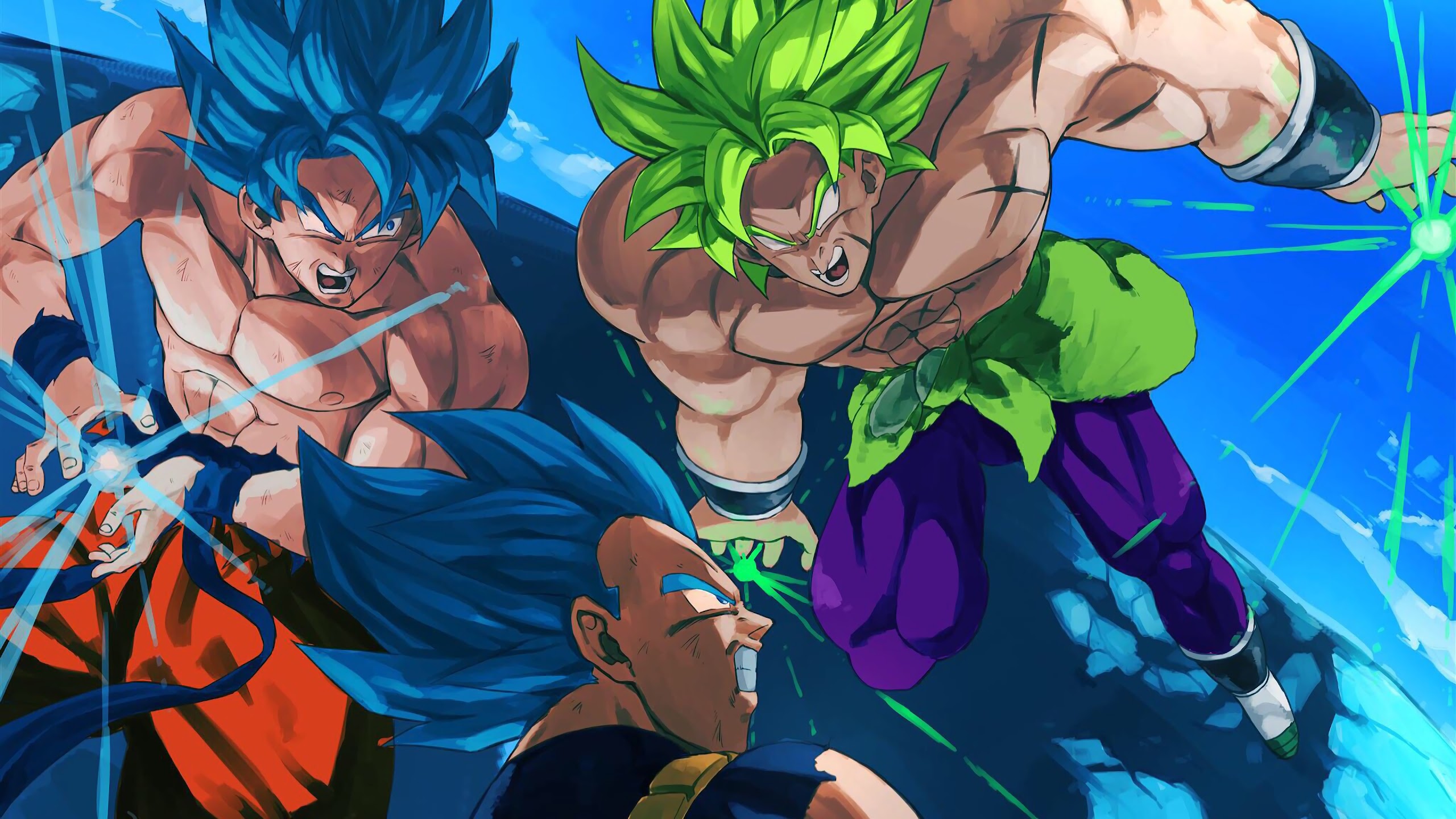 Broly Goku And Vegeta Wallpapers