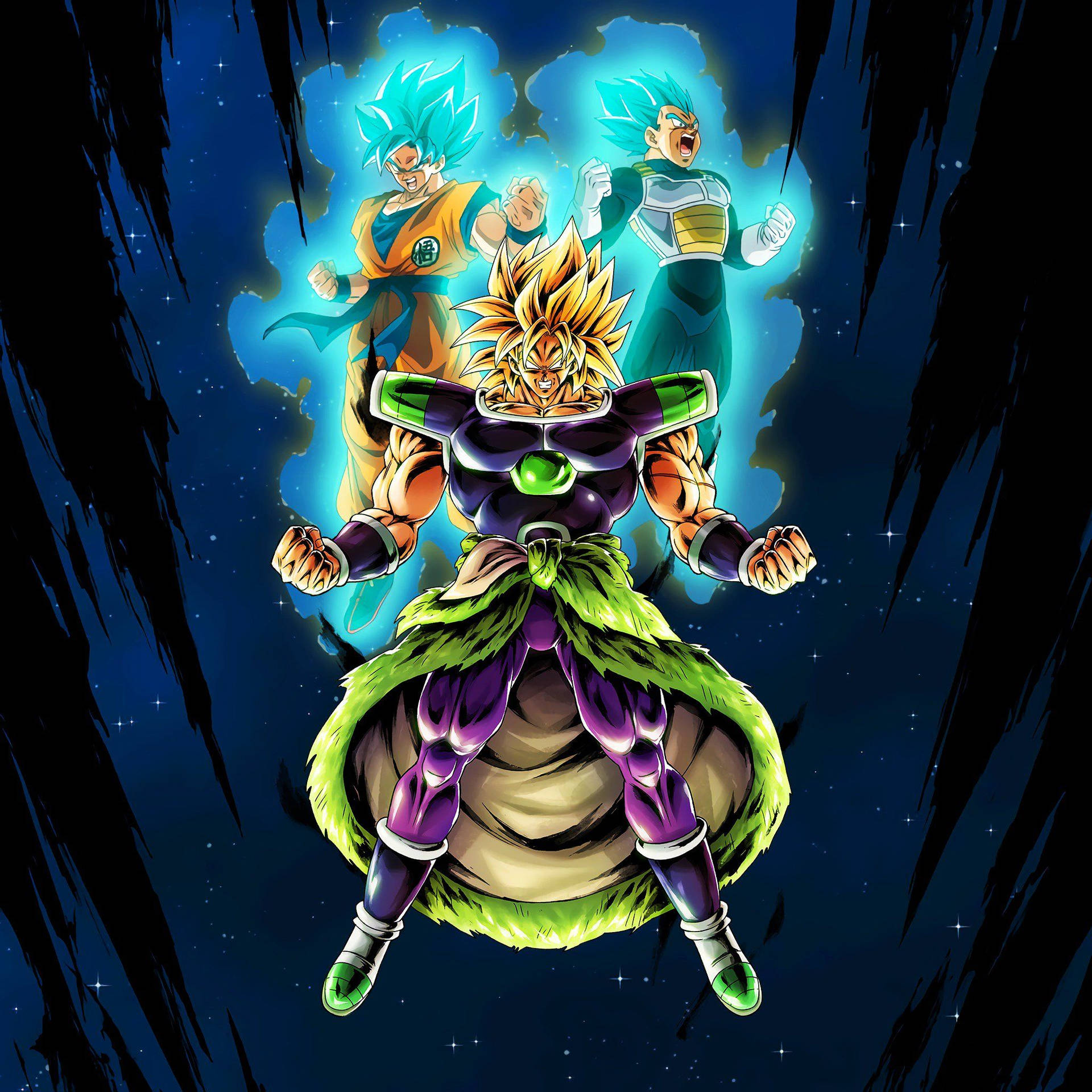 Broly Goku And Vegeta Wallpapers