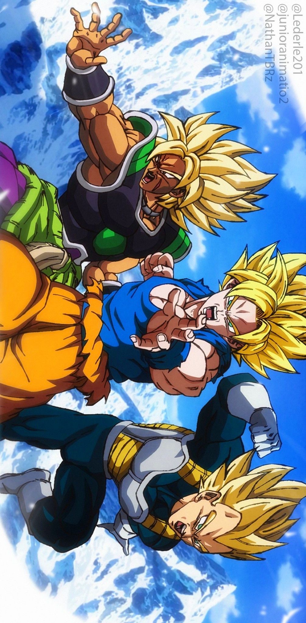 Broly Goku And Vegeta Wallpapers