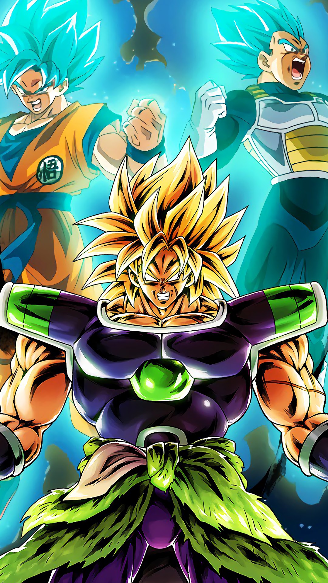 Broly Goku And Vegeta Wallpapers