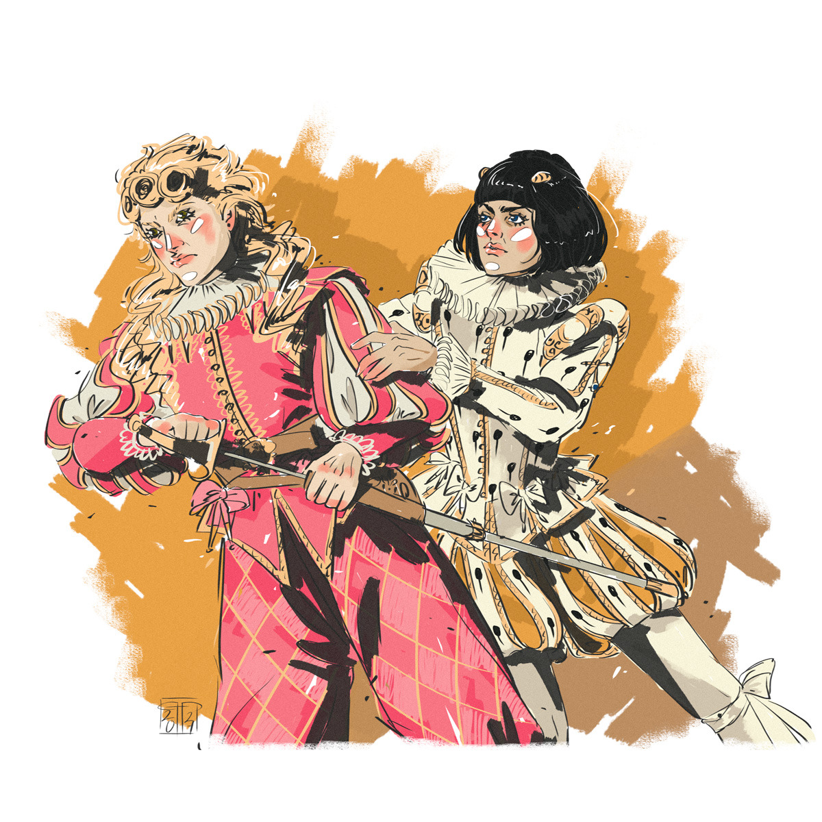 Bruno Buccellati And Giorno Giovanna Wallpapers