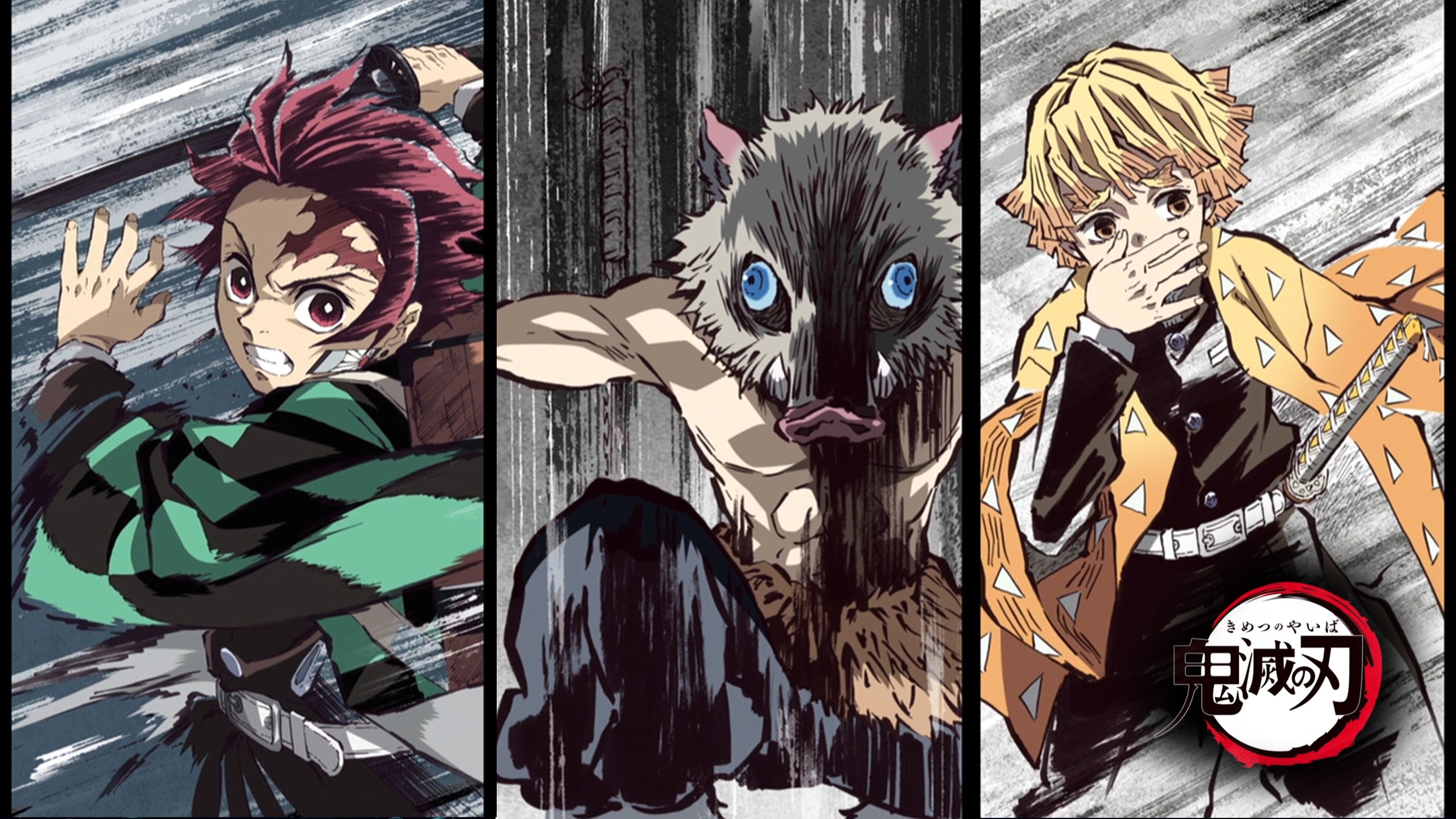 Demon Slayer Kimetsu No Yaiba 4K Characters Key Art Wallpapers