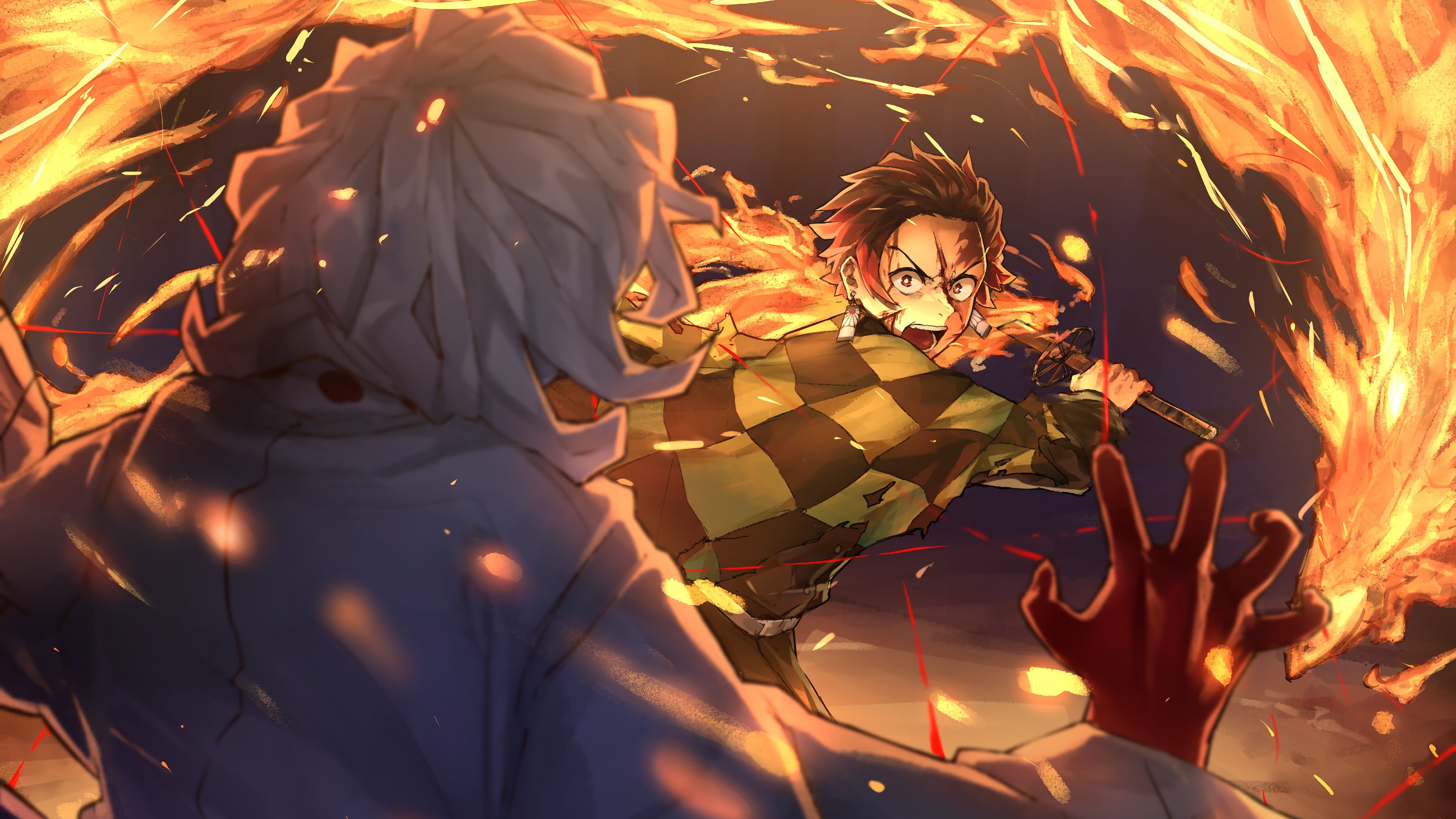 Demon Slayer Kimetsu No Yaiba 4K Poster 2021 Wallpapers