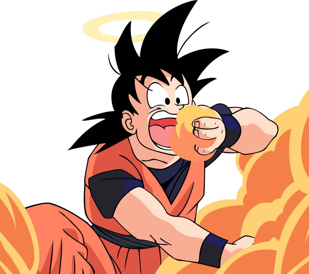 Dragon Ball Z Goku Smile Wallpapers