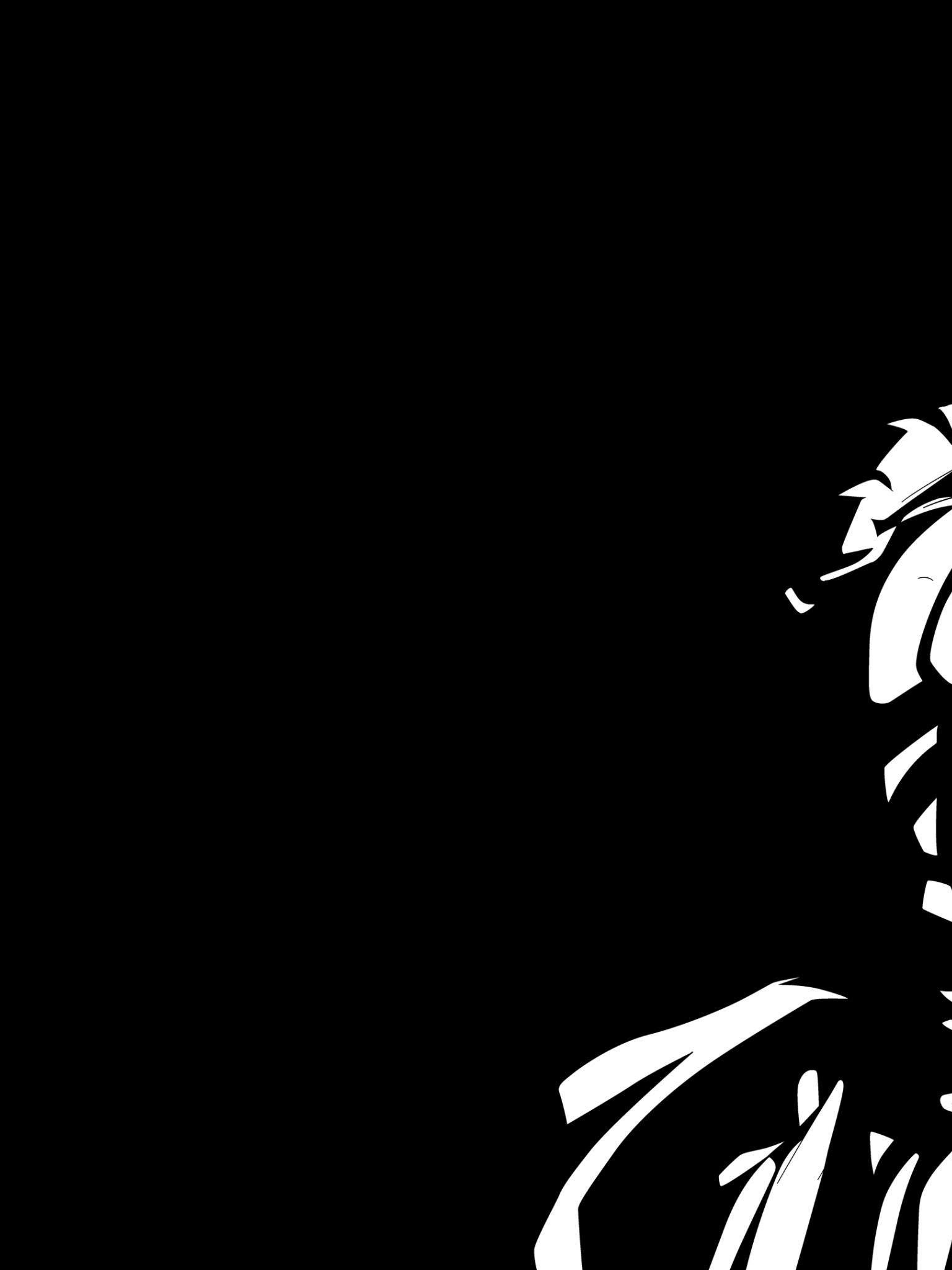 Dragon Ball Z Hd Mobile Black And White Wallpapers