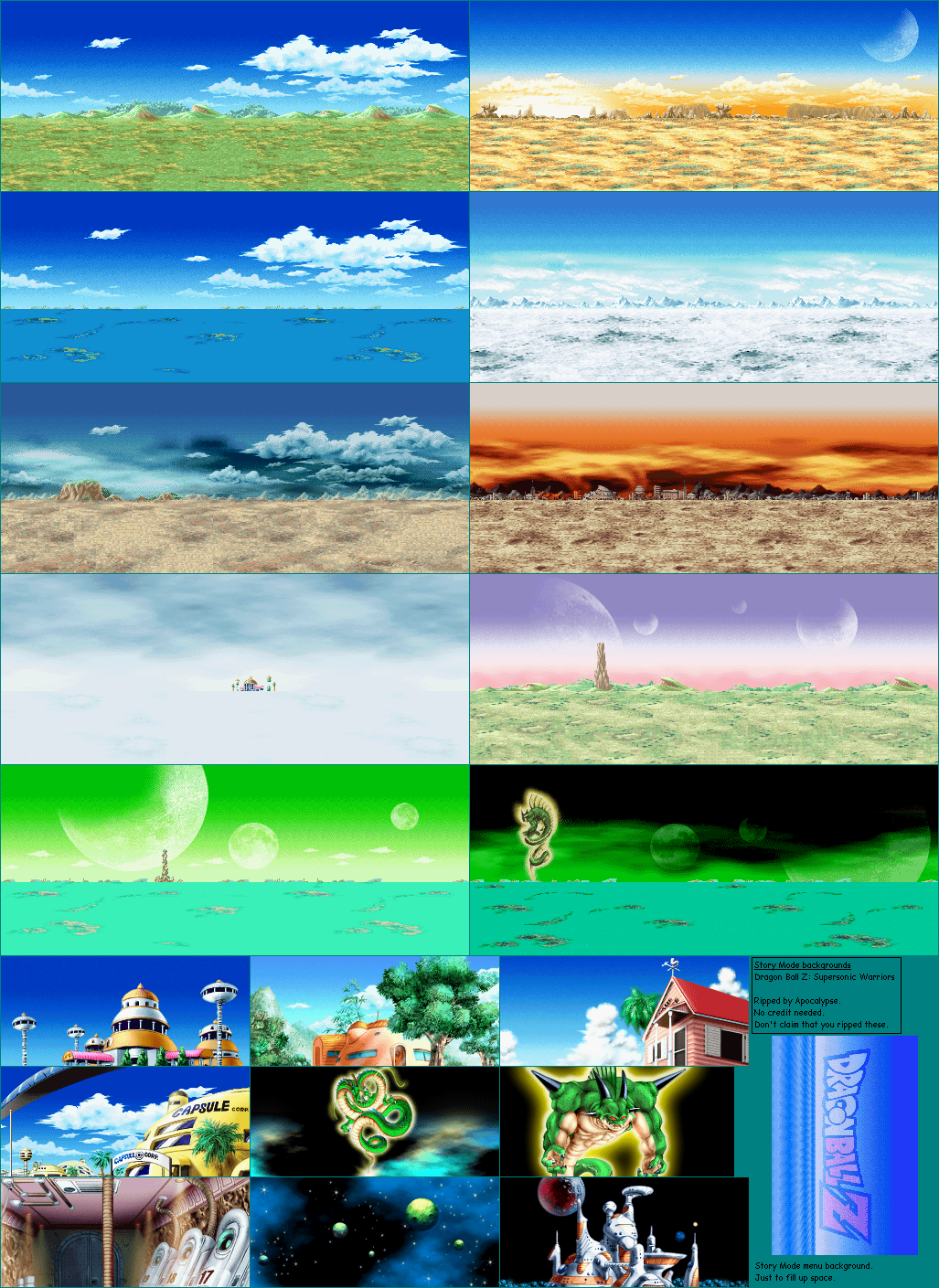 Dragon Ball Z Scenery Wallpapers