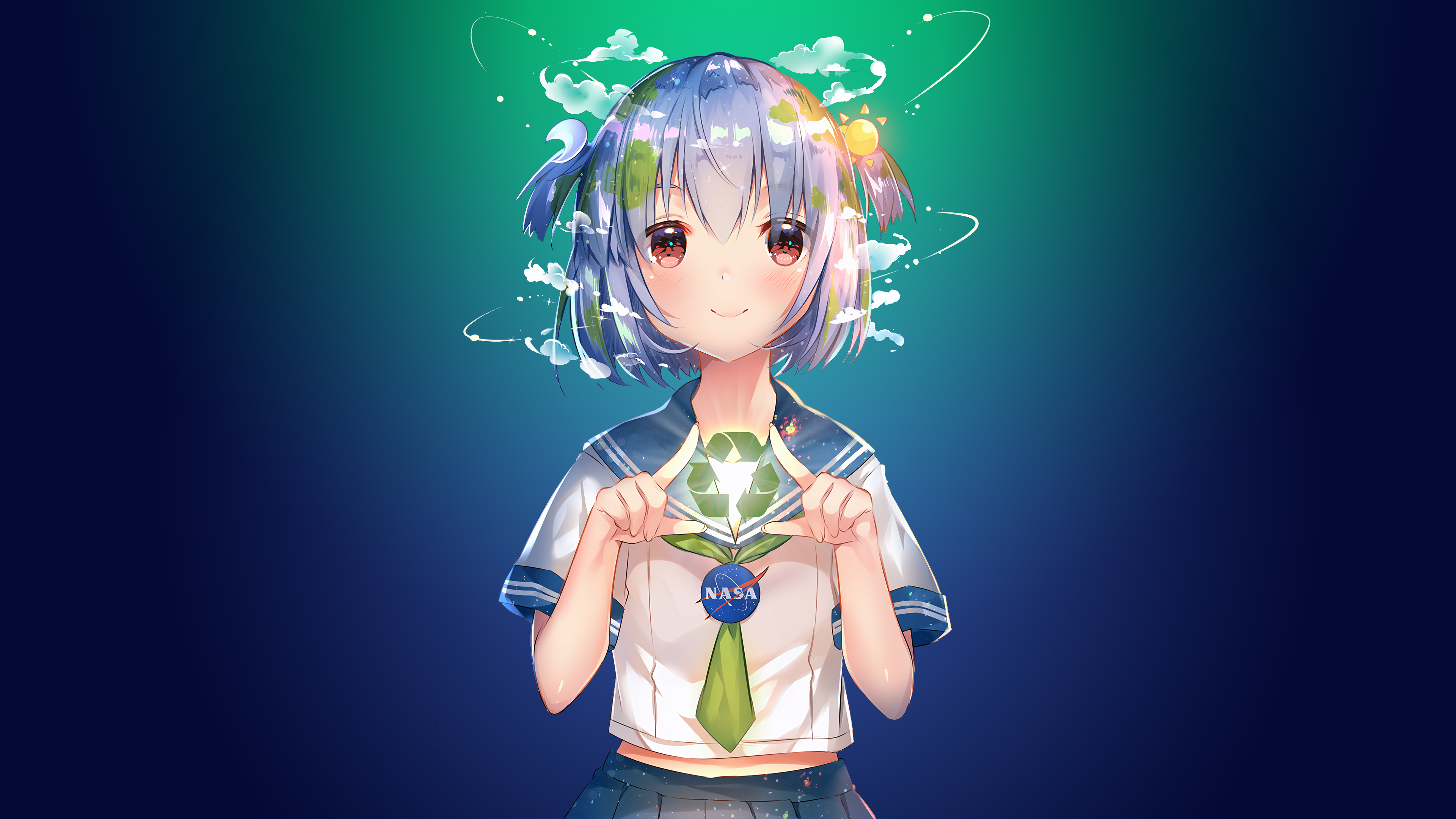 Earth-Chan Wallpapers