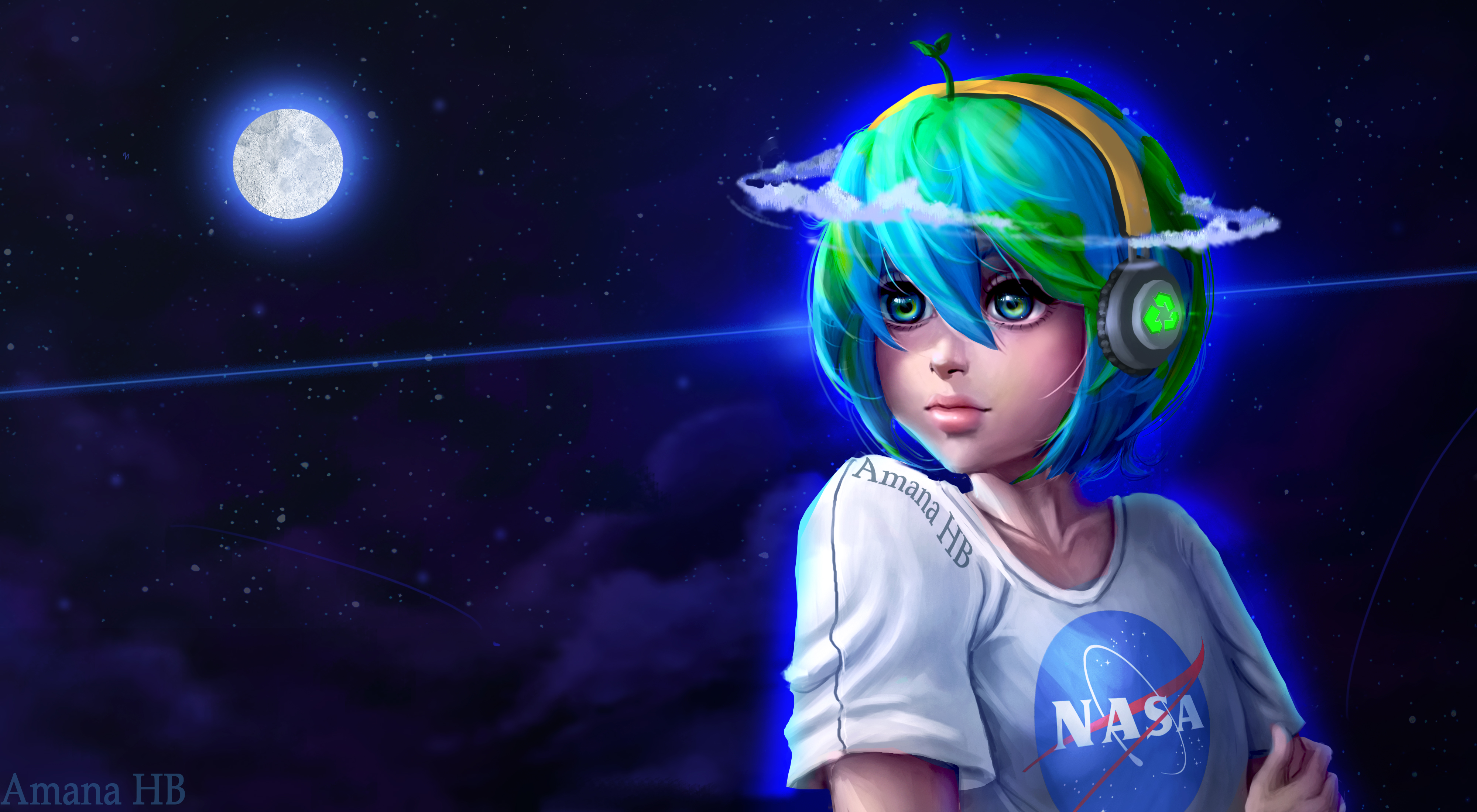 Earth-Chan Wallpapers