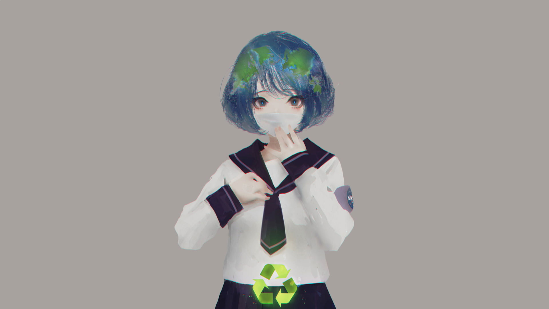 Earth-Chan Wallpapers