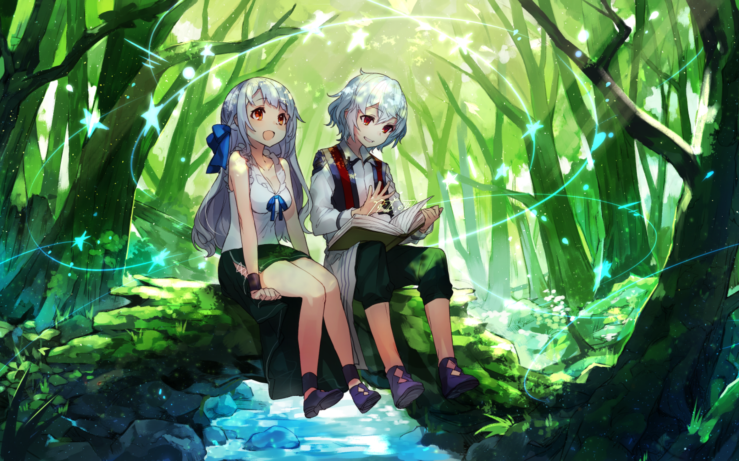 Girl Twins Artwork Wallpapers