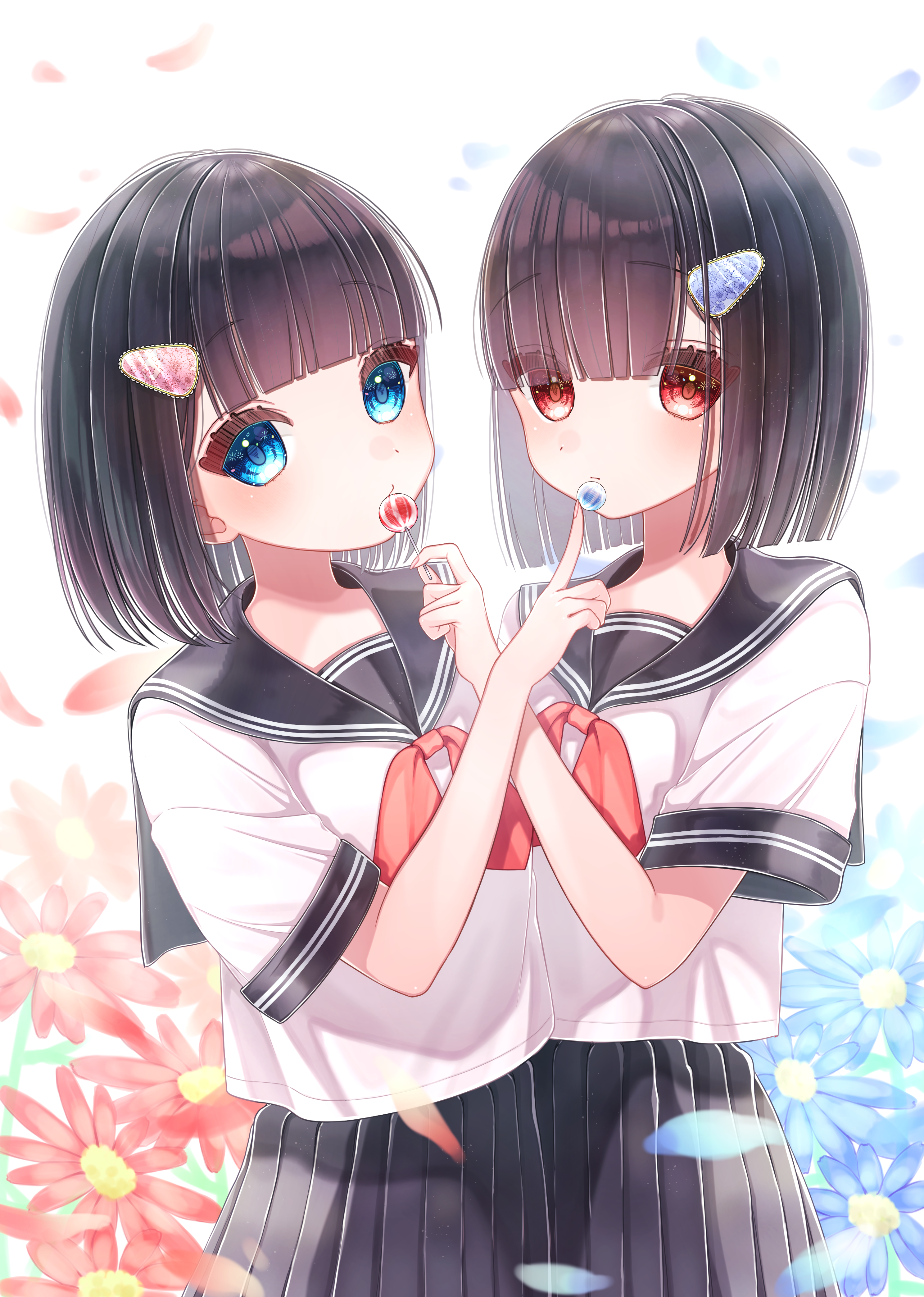 Girl Twins Artwork Wallpapers