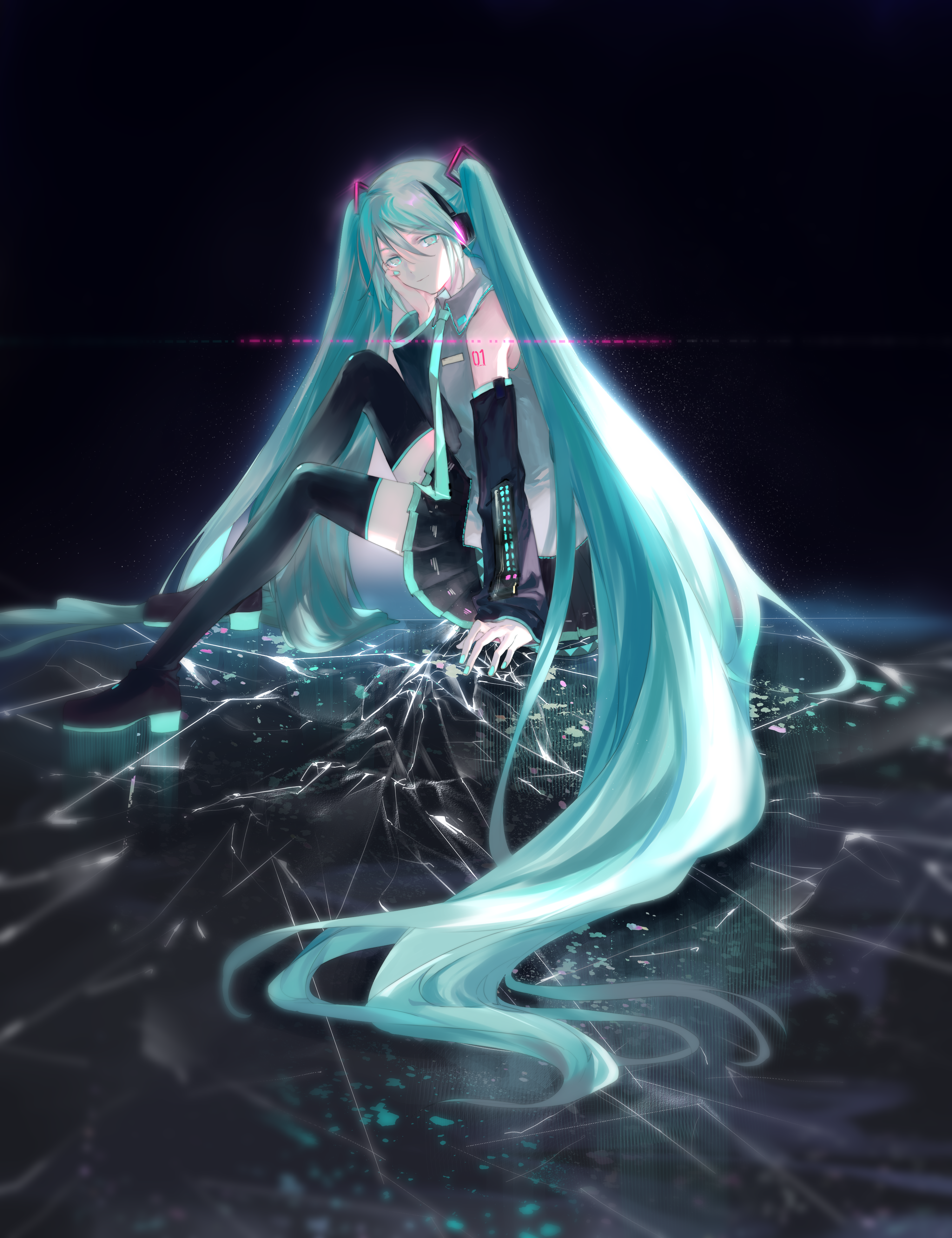 Hatsune Miku Half Mask Wallpapers