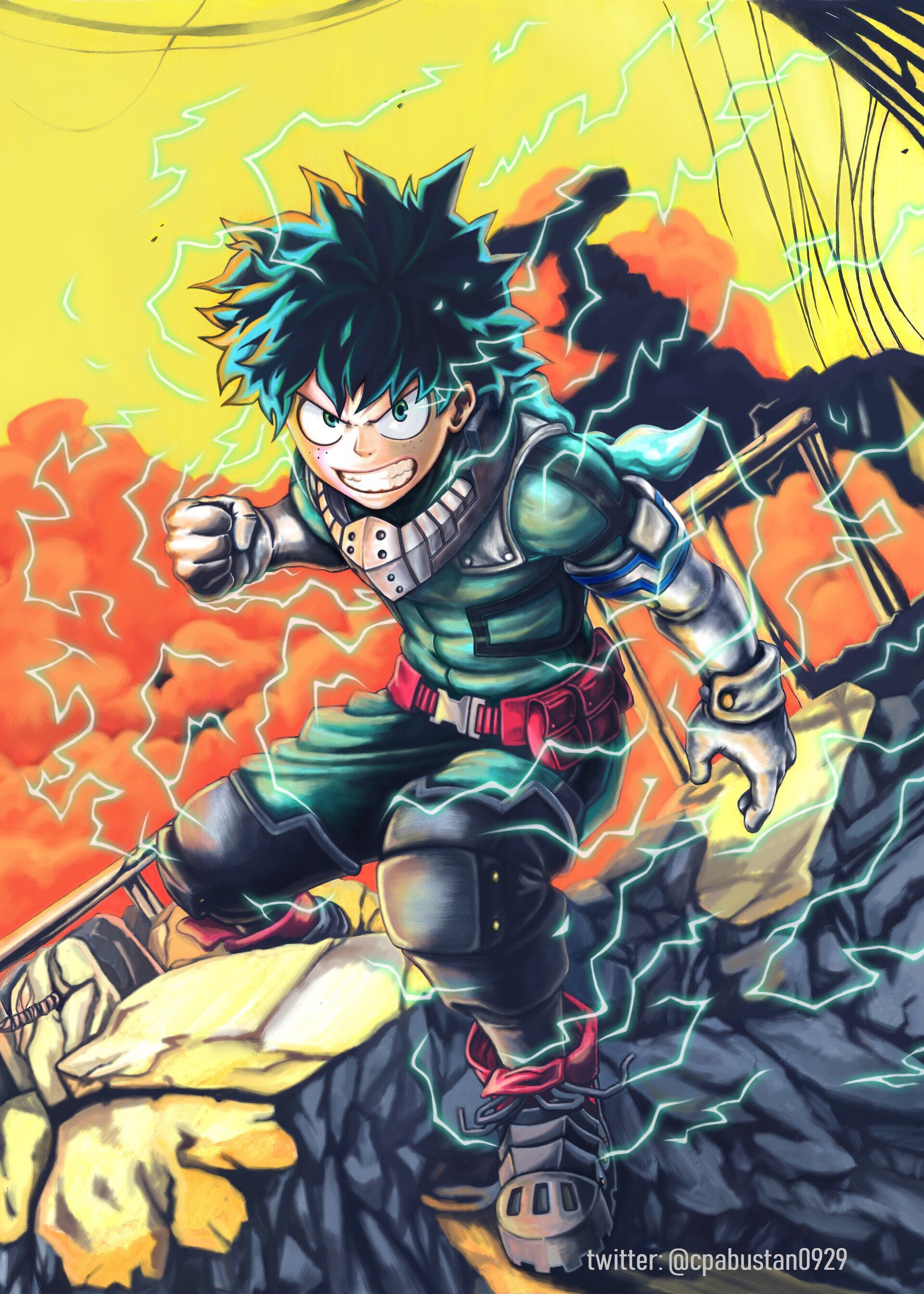 Izuku Midoriya Mha Art Wallpapers