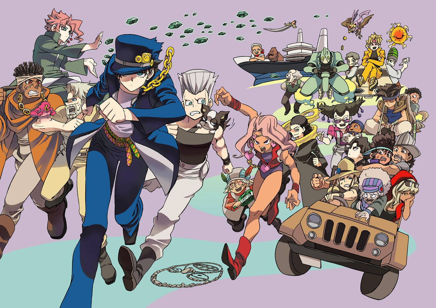 Jojo'S Bizarre Adventure Stardust Crusaders Wallpapers