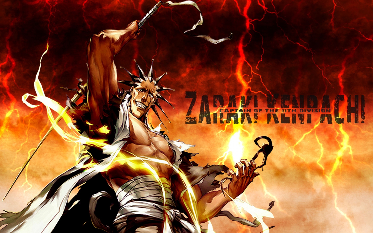 Kenpachi Zaraki 4K Anime Wallpapers