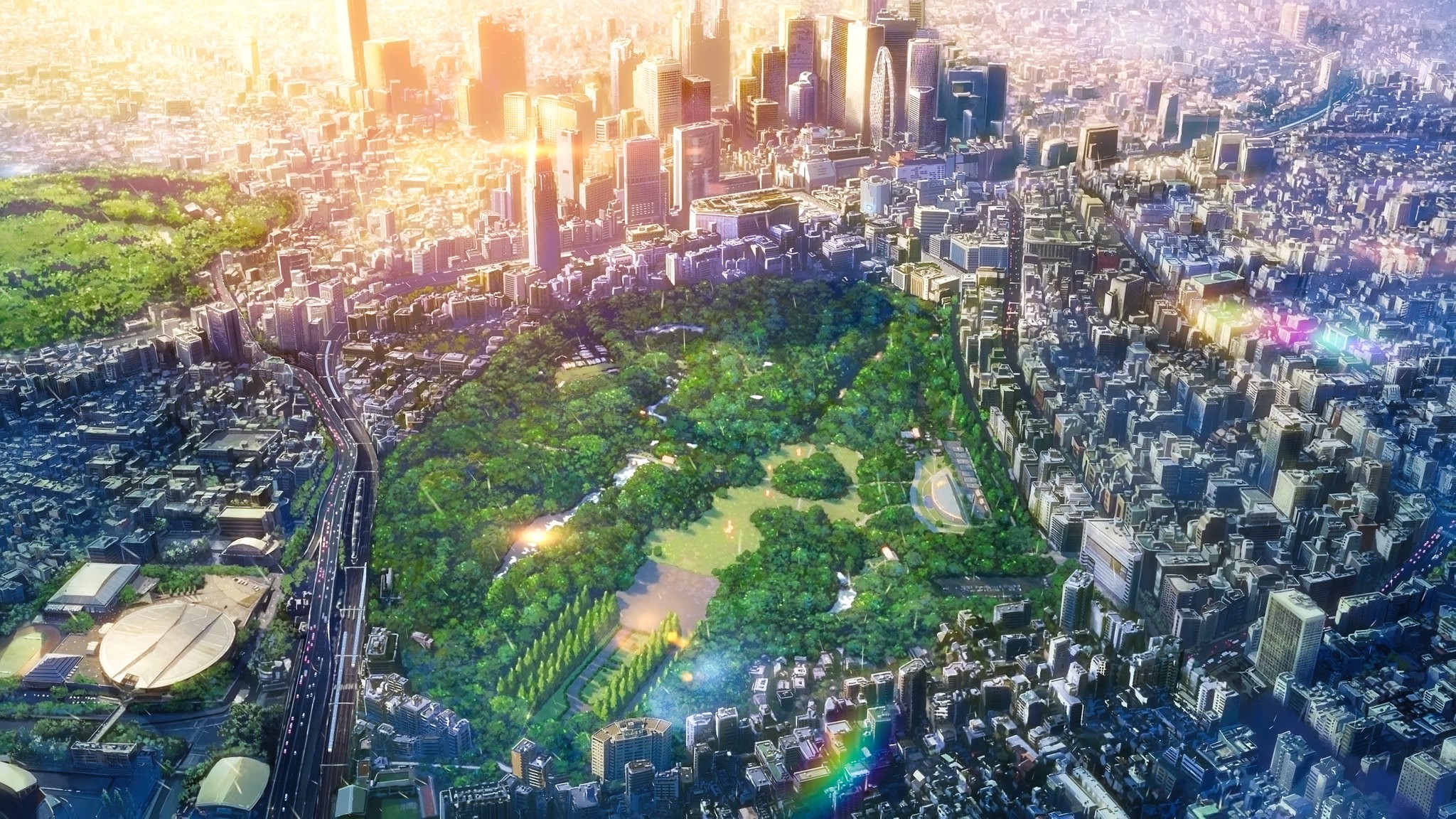 Kimi No Na Wa Anime City Wallpapers