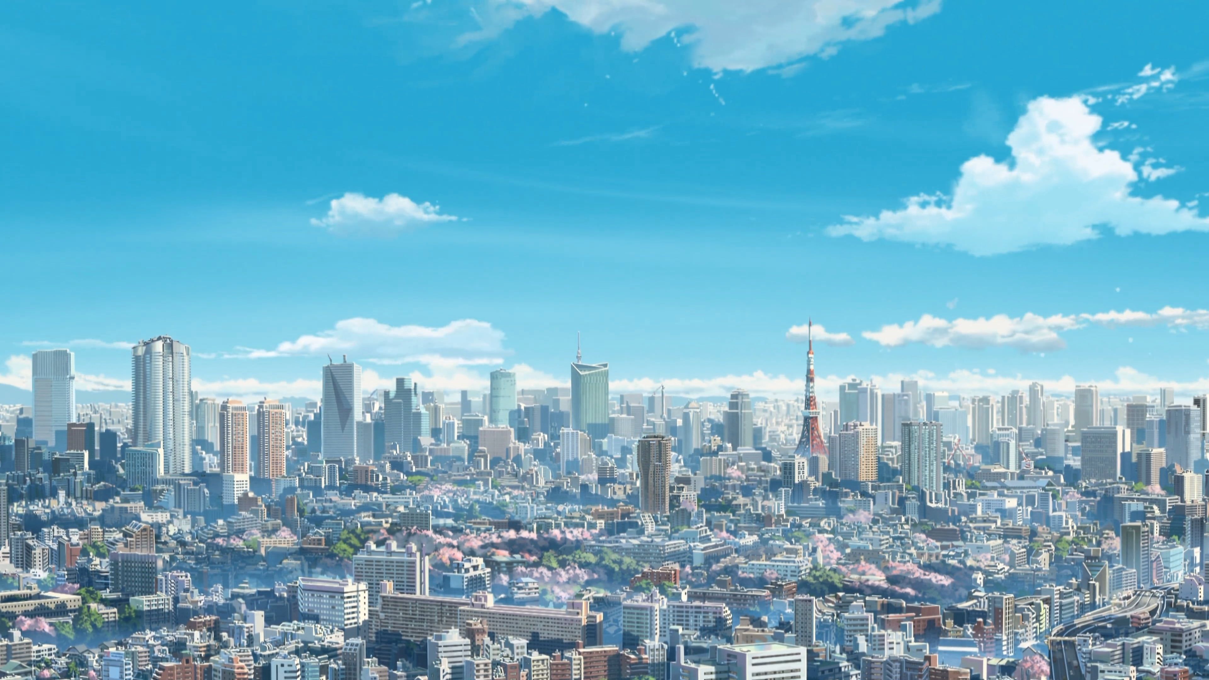 Kimi No Na Wa Anime City Wallpapers