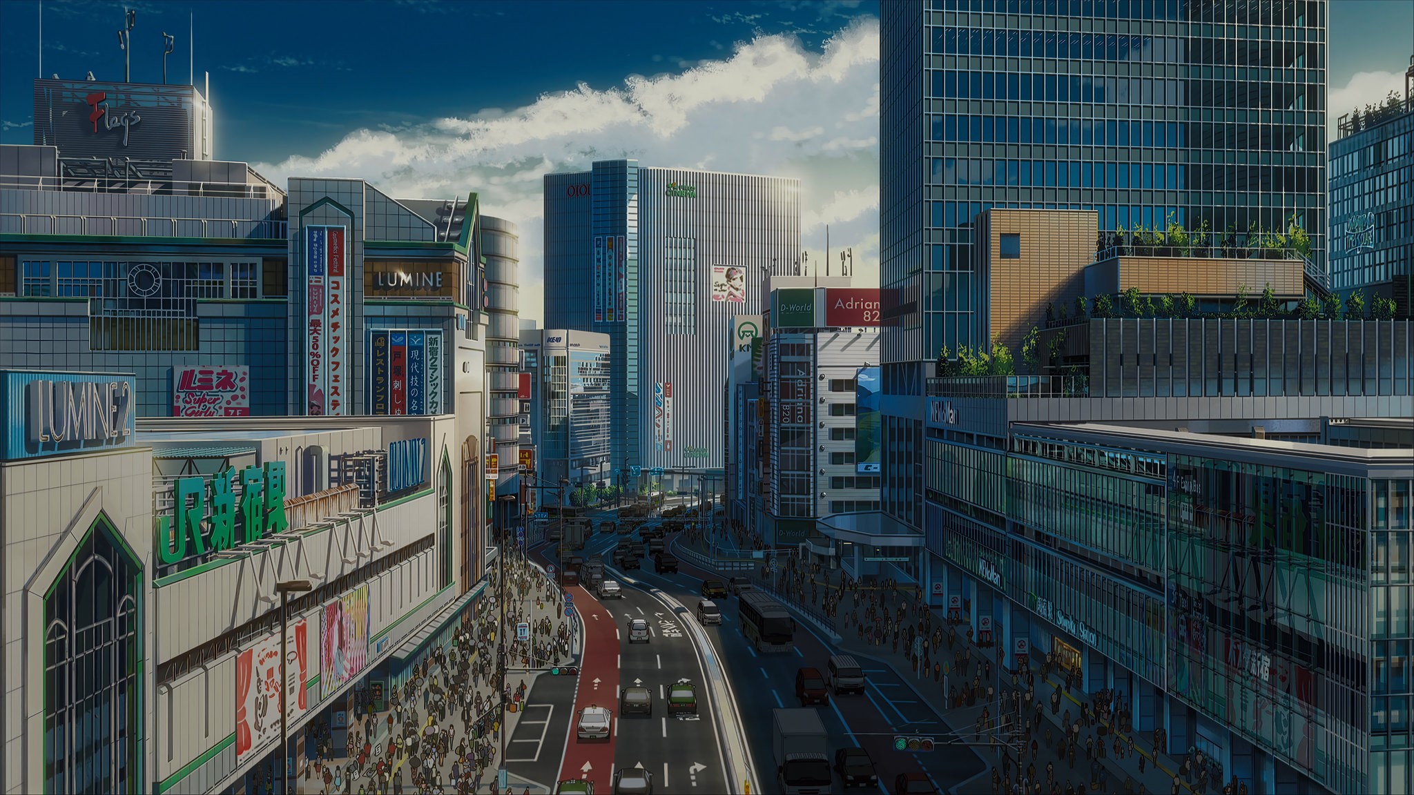 Kimi No Na Wa Anime City Wallpapers