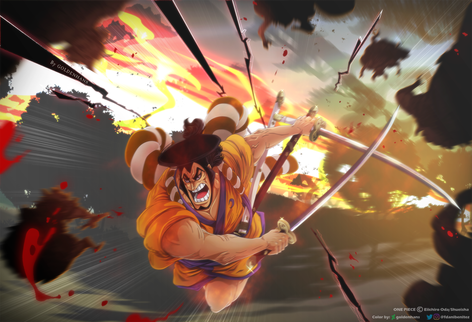 Kozuki Oden One Piece Art Wallpapers