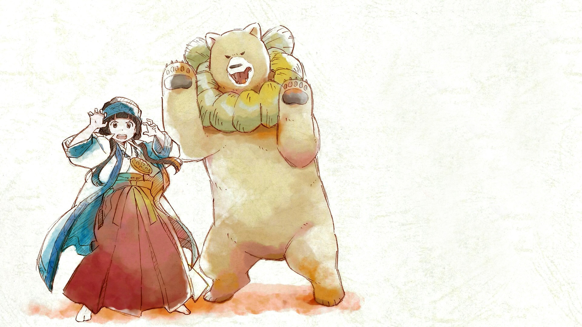 Kuma Miko: Girl Meets Bear Wallpapers