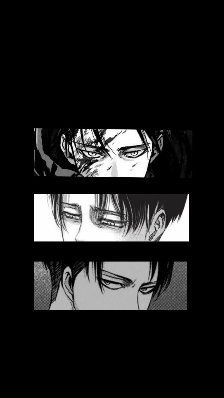 Levi Ackerman Monochrome Wallpapers