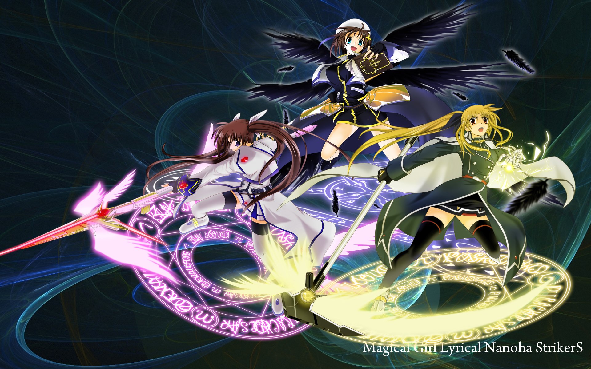 Magical Girl Lyrical Nanoha Strikers Wallpapers