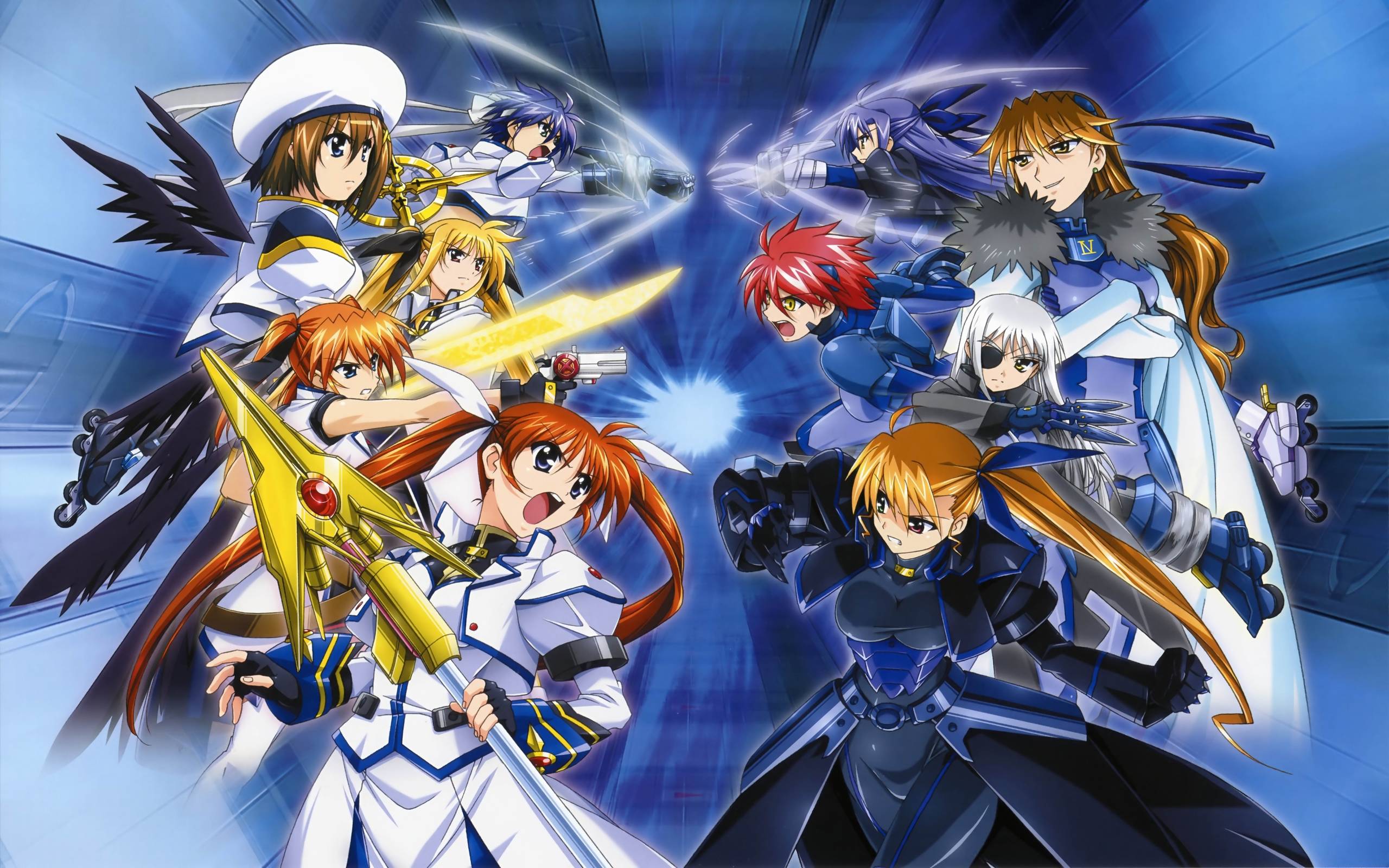 Magical Girl Lyrical Nanoha Strikers Wallpapers