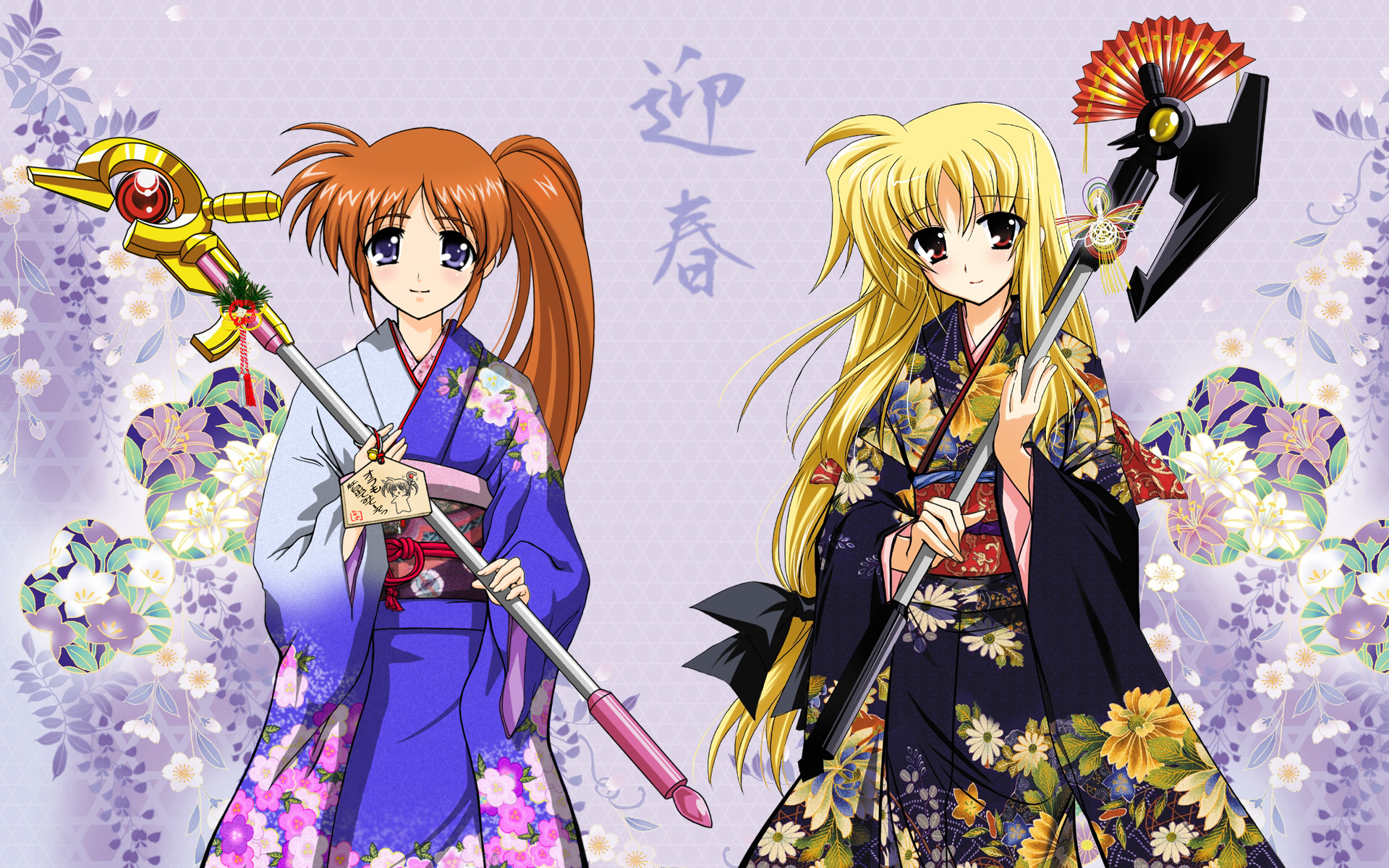 Magical Girl Lyrical Nanoha Strikers Wallpapers