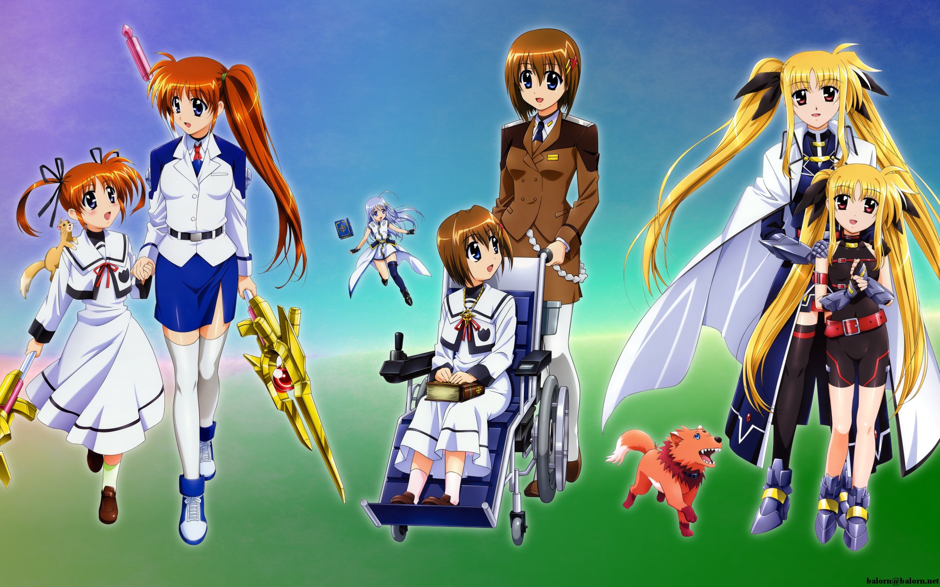 Magical Girl Lyrical Nanoha Strikers Wallpapers