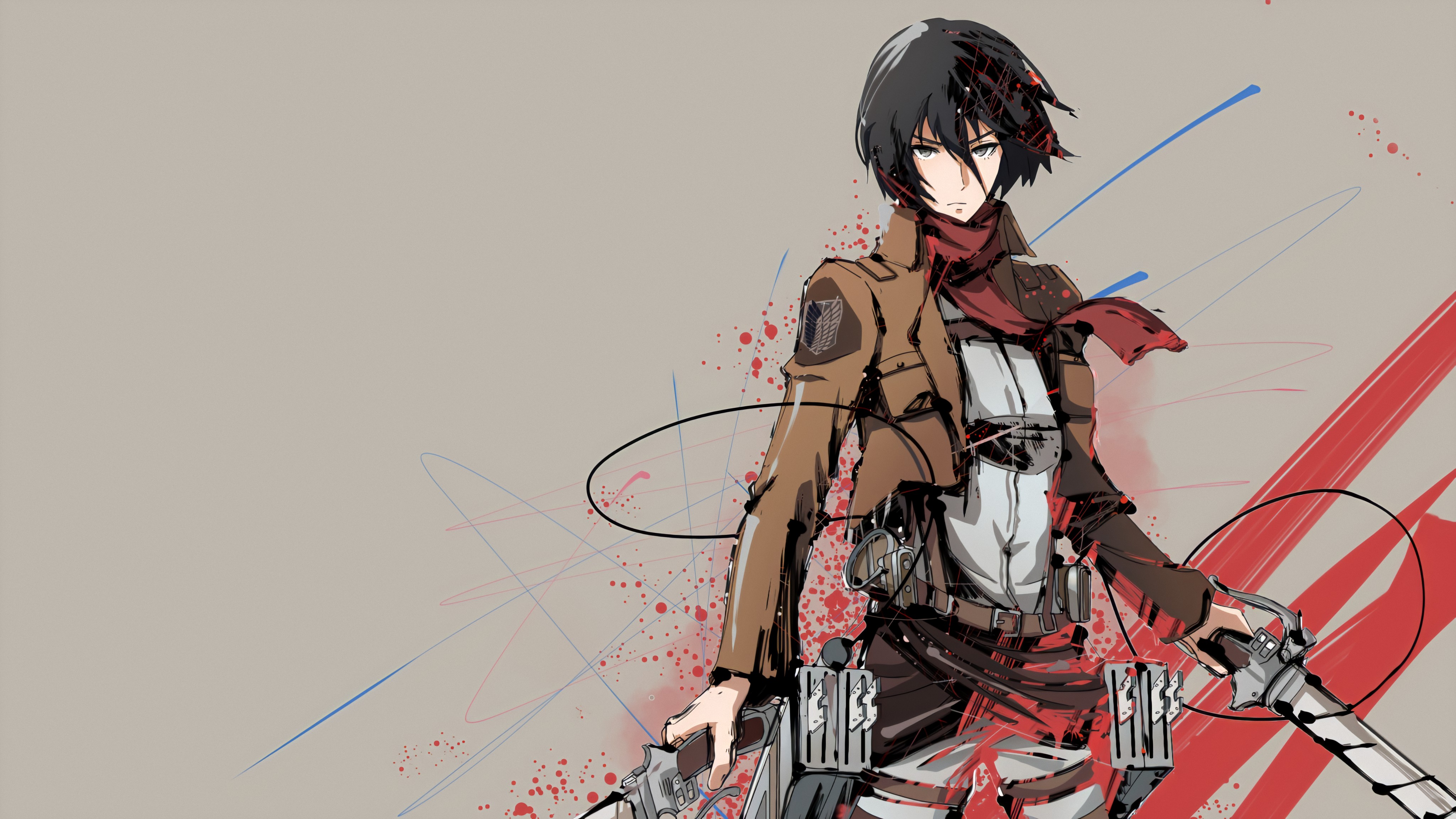 Mikasa Ackerman Art Wallpapers